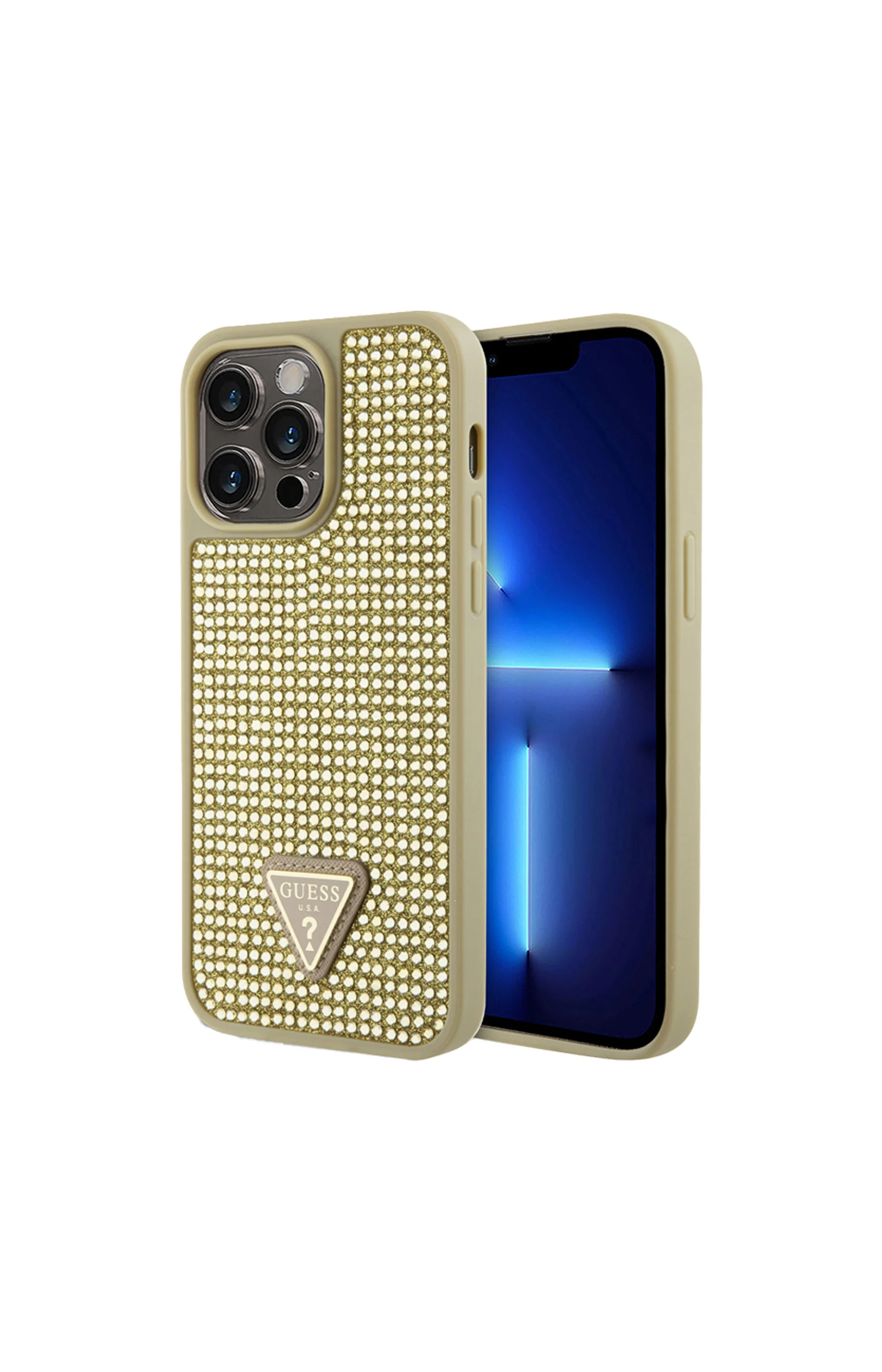Coque de protection Guess - Iphone 15 Pro Max - Doré - Image 2