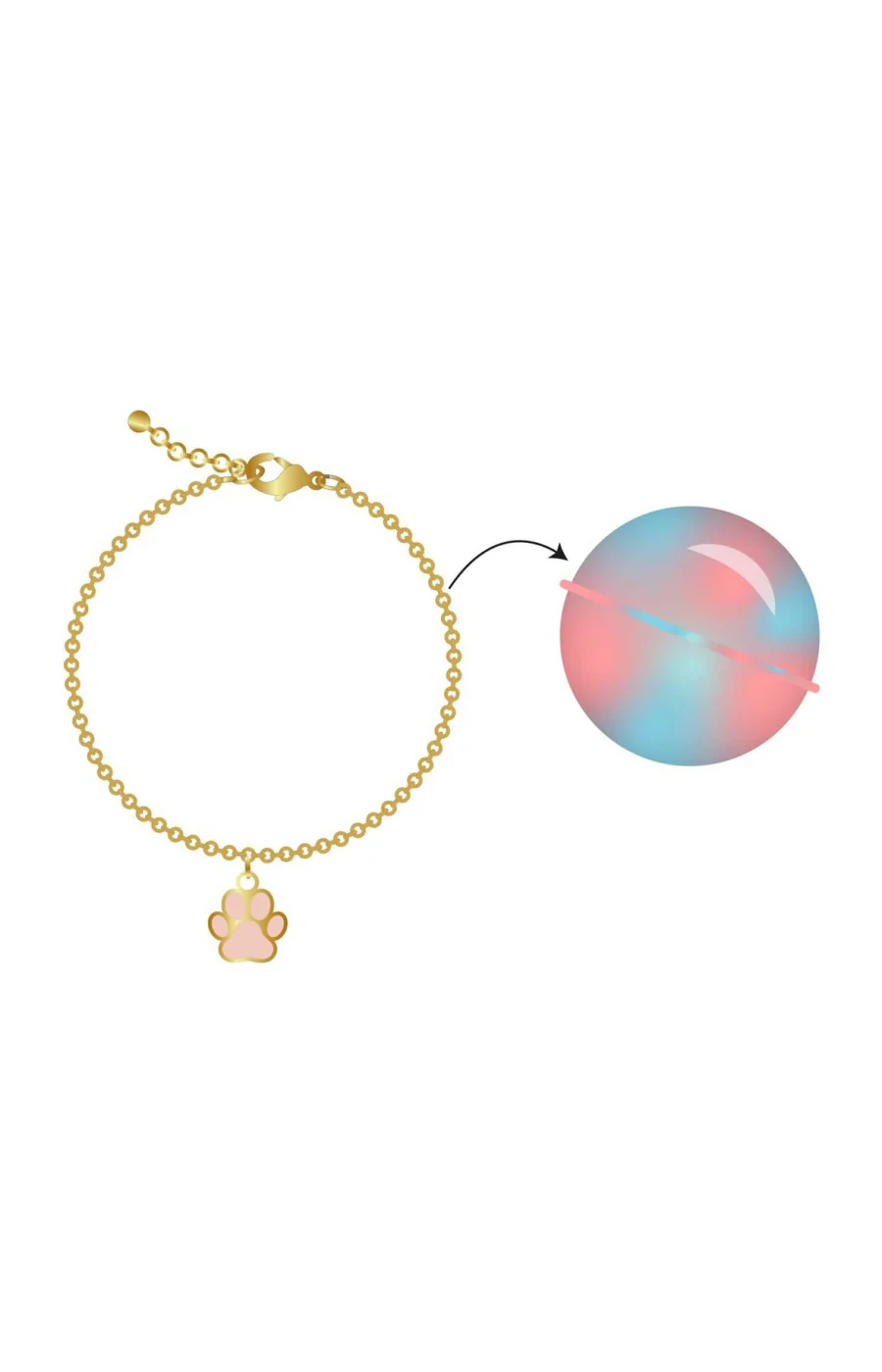 Bombe de bain bijou surprise - Barbe à papa ou fleur de cerisier - Enfant - Coloris aléatoire - 150 g - Image 4