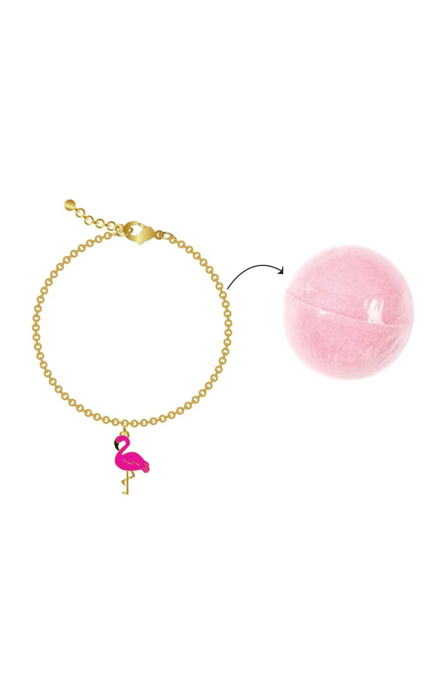 Bombe de bain bijou surprise - Barbe à papa ou fleur de cerisier - Enfant - Coloris aléatoire - 150 g - Image 5