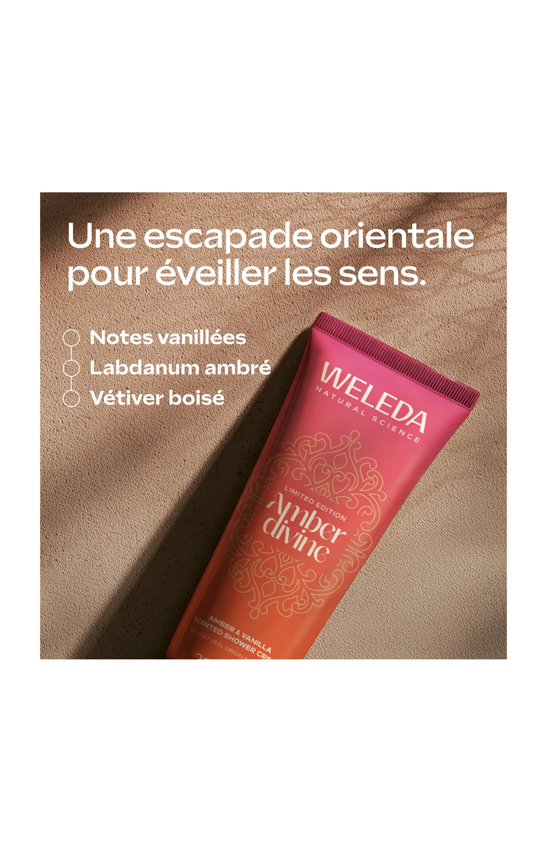 Crème de douche - Ambre & vanille - 200 ml - Image 2