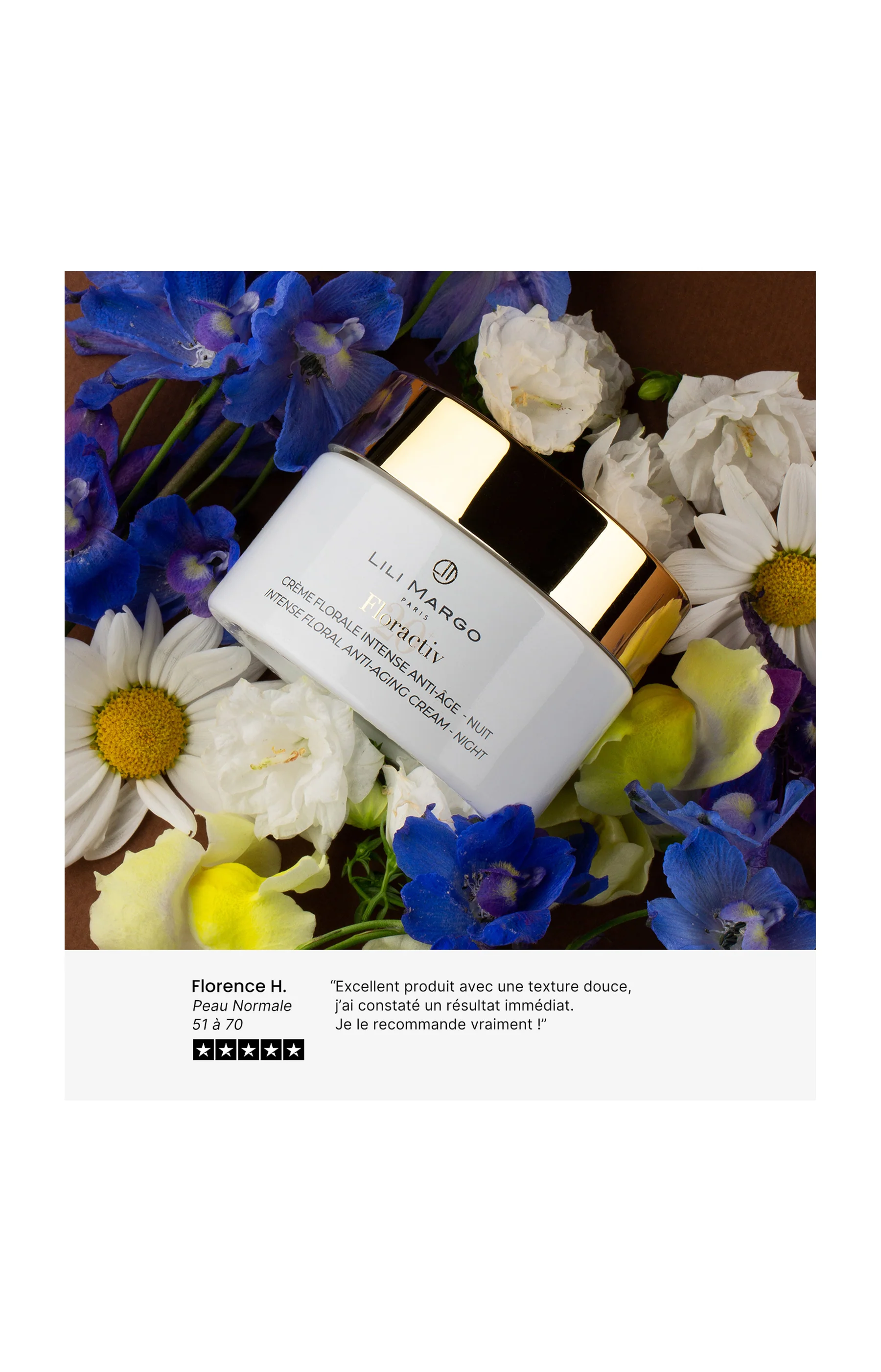 Crème de nuit anti-âge - Floractiv - Visage - 50 ml - Image 4