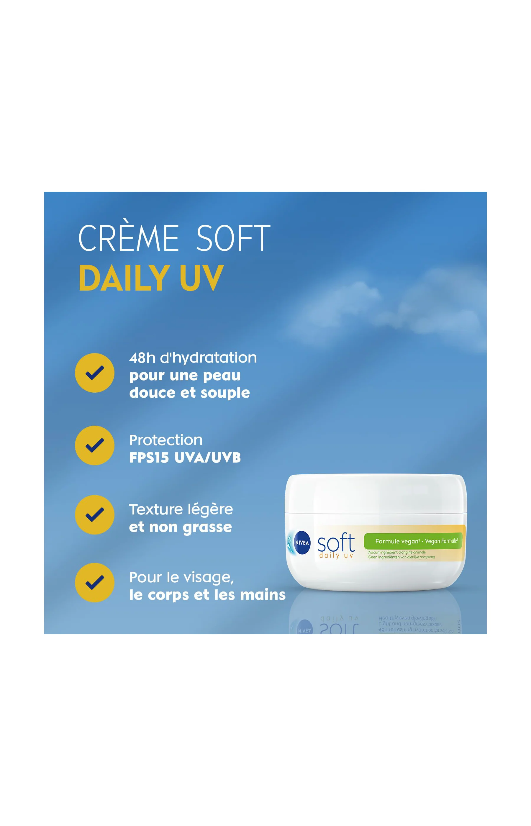 Crème multi-usages SPF 15 - Soft - Visage & corps - 200ml - Image 2