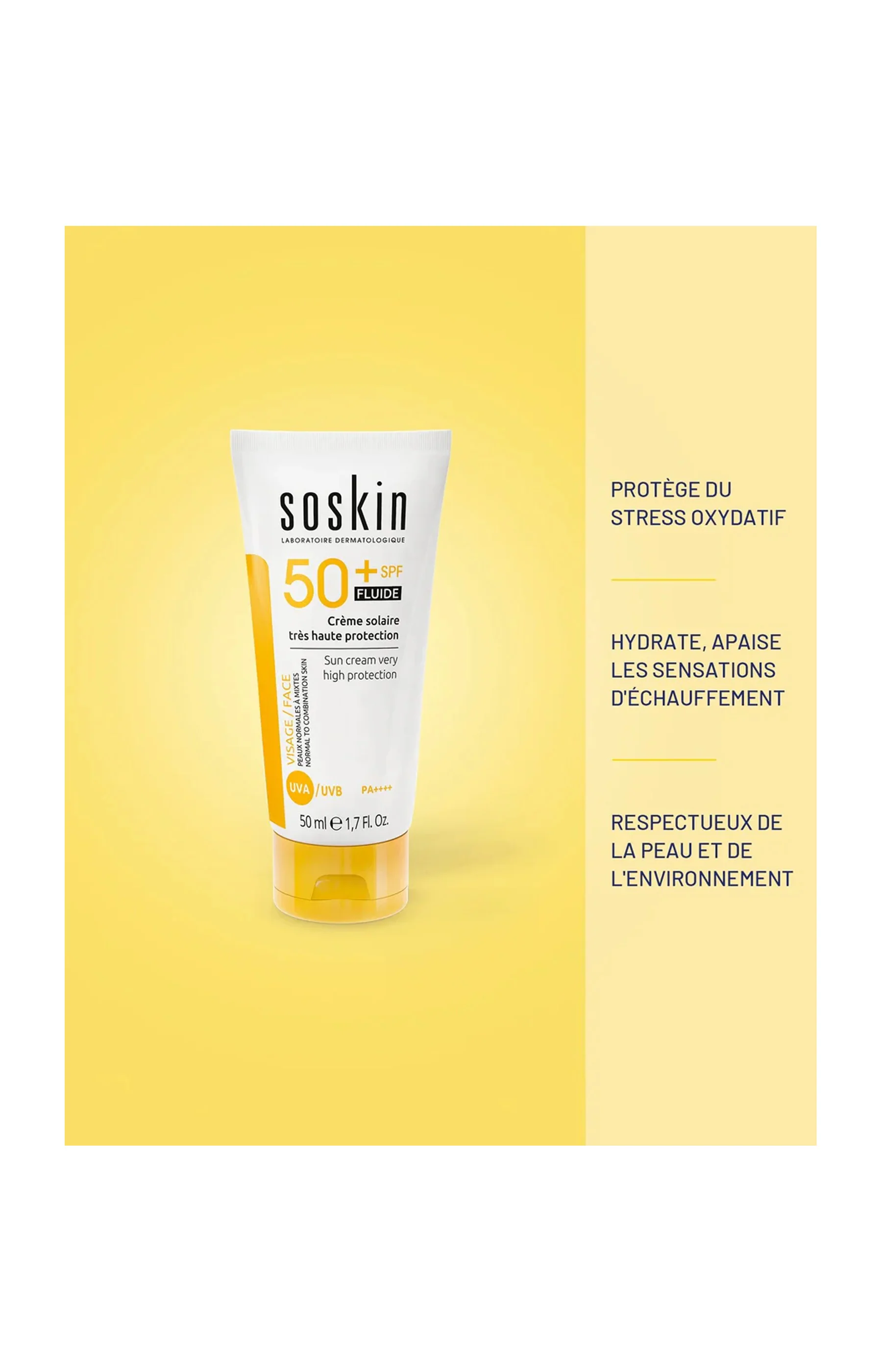 Crème solaire très haute protection fluide SPF50+ - 50 ml - Image 4