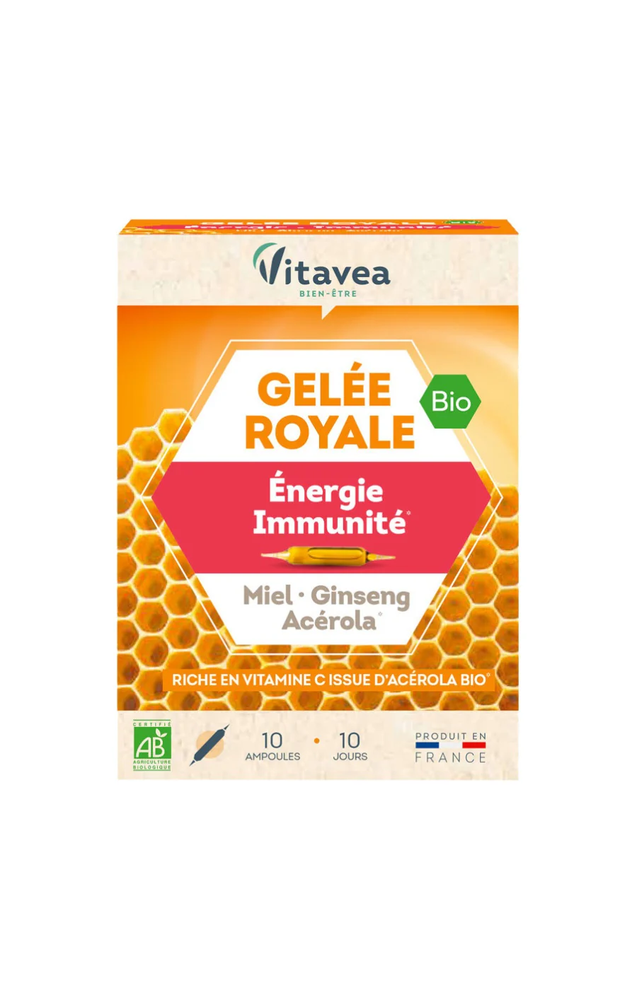 Cure gelée royale bio - Energie & immunité - 1 mois