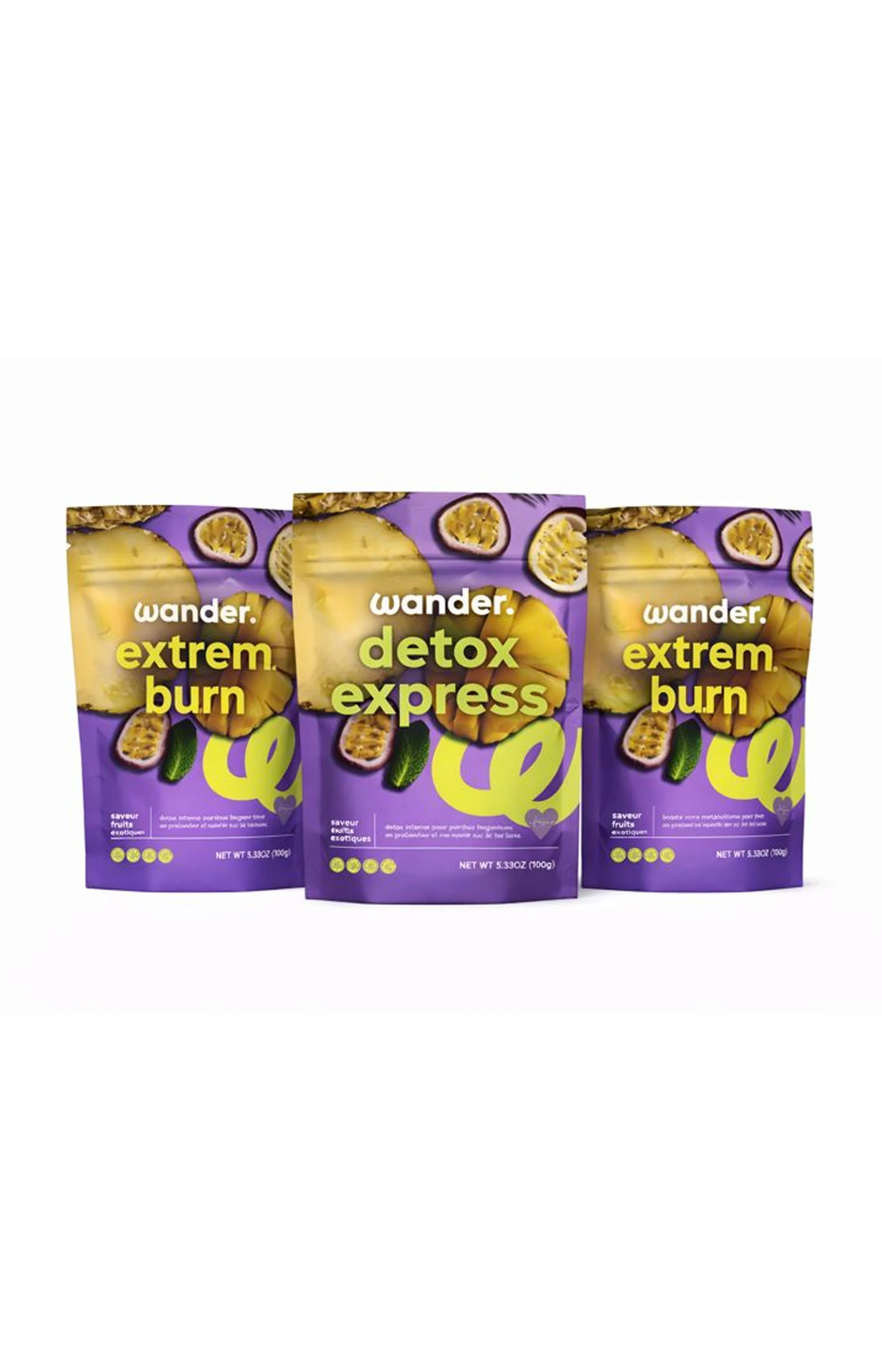 Cure mixte - Brûle graisse - Fruits exotiques - 3 produits