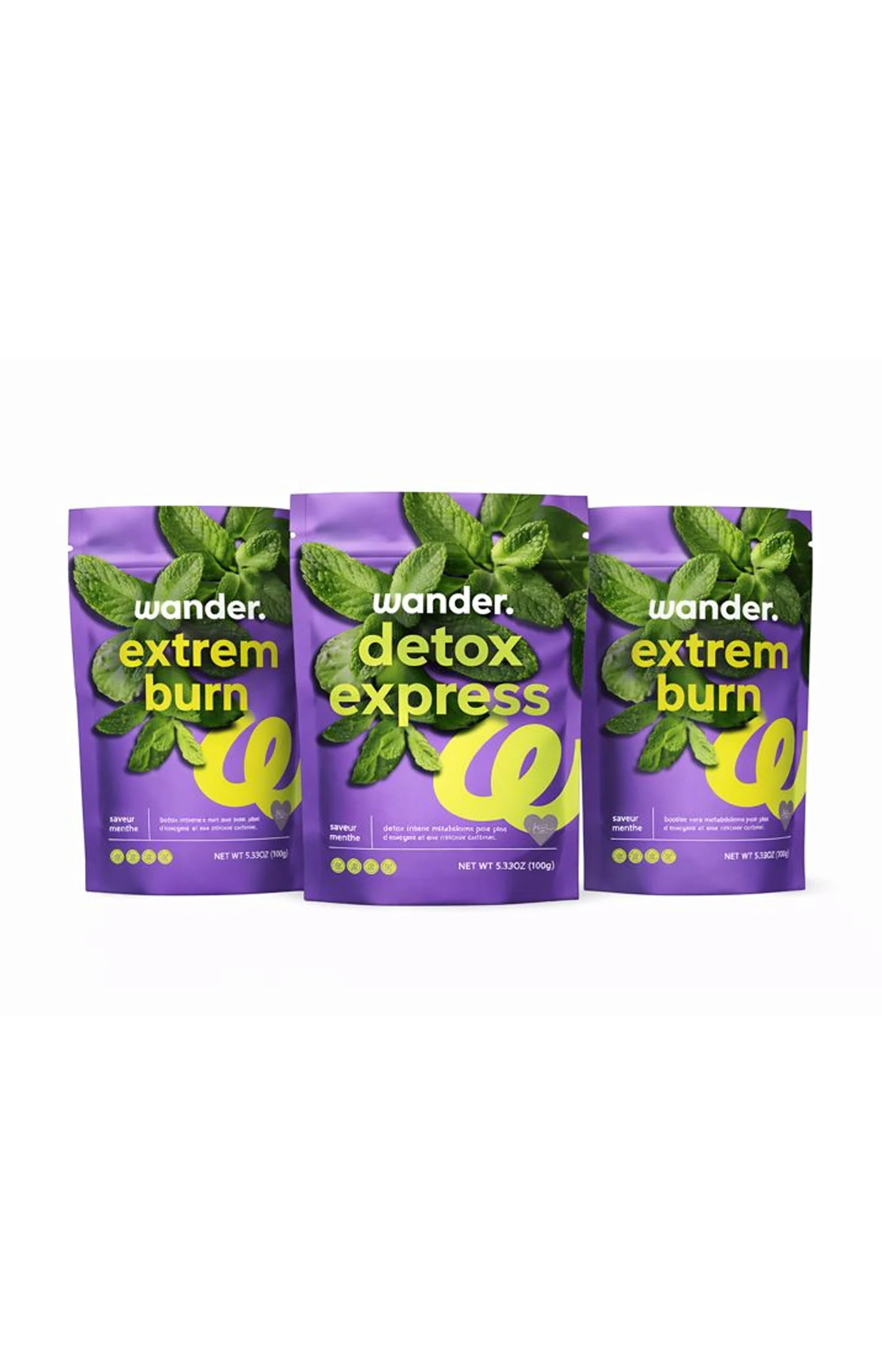 Cure mixte - Brûle graisse - Menthe - 3 produits