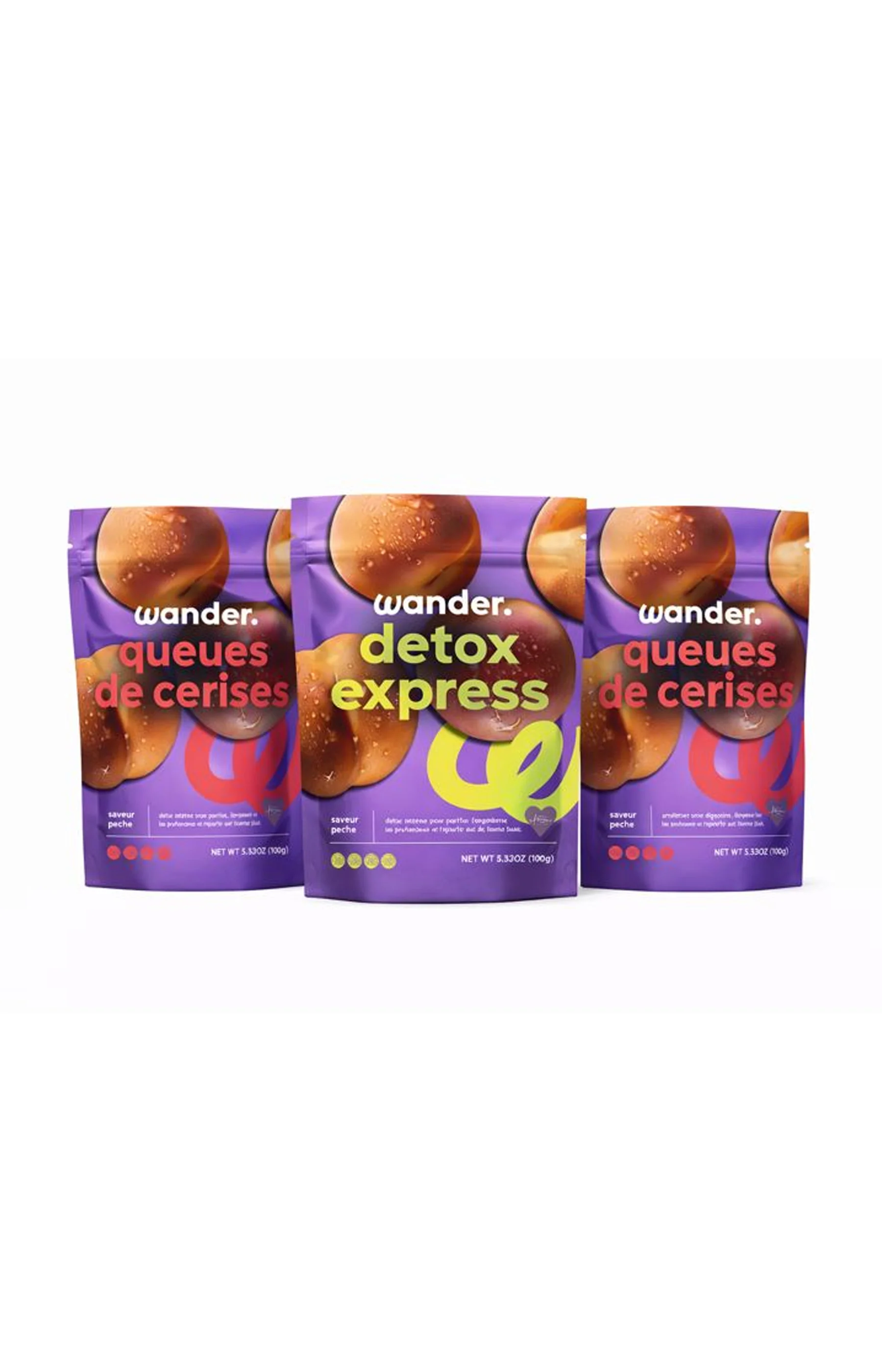 Cure mixte - Ventre plat - Pêche - 3 produits