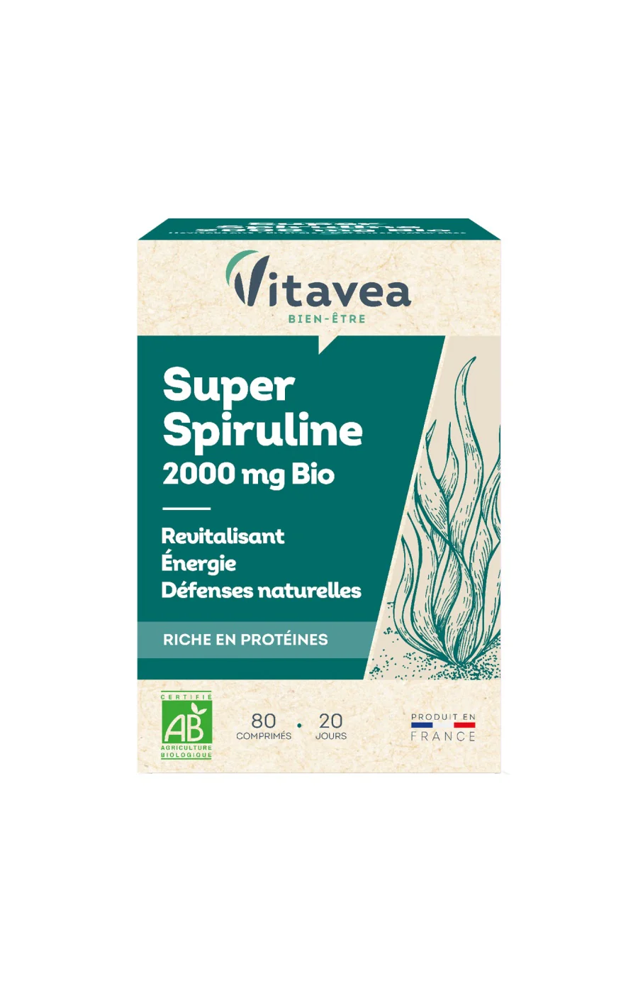 Cure revitalisante - Spiruline bio - 60 jours