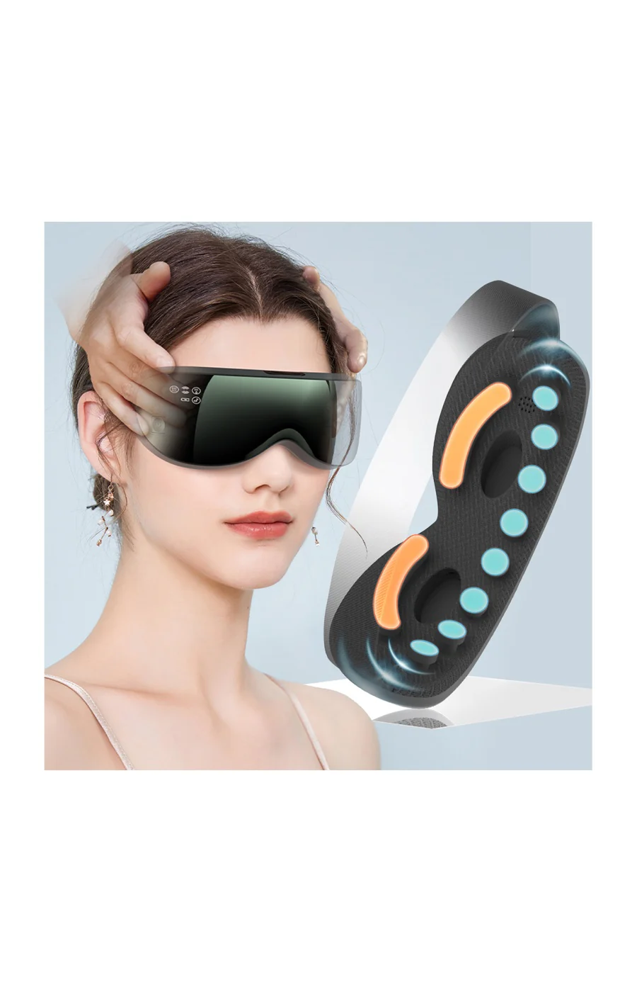 Masseur oculaire hydratant 3D -  Noir - Image 2
