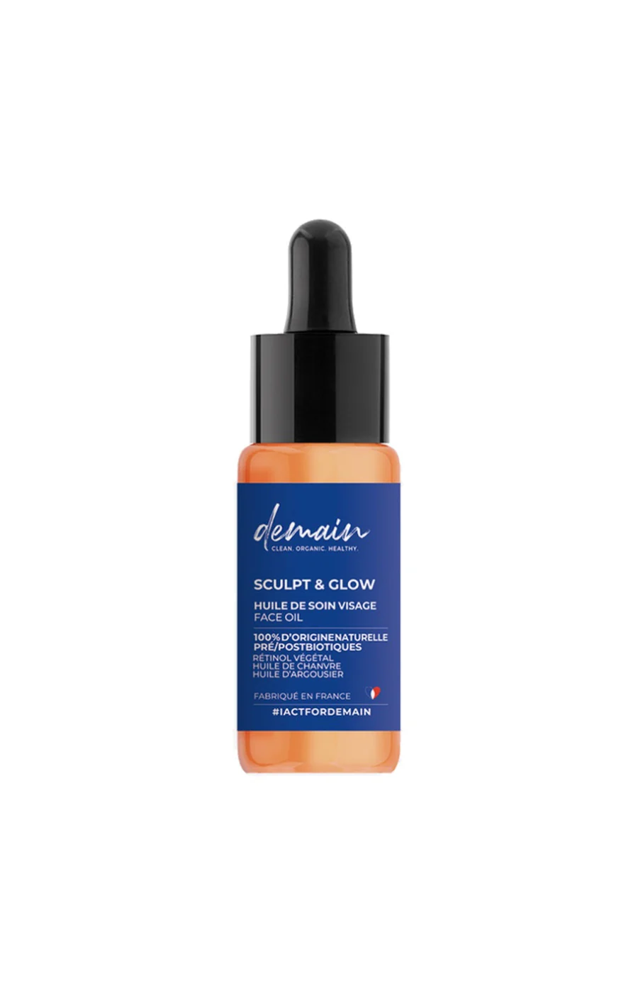 Huile éclat - Rétinol & probiotiques - Visage - 30 ml