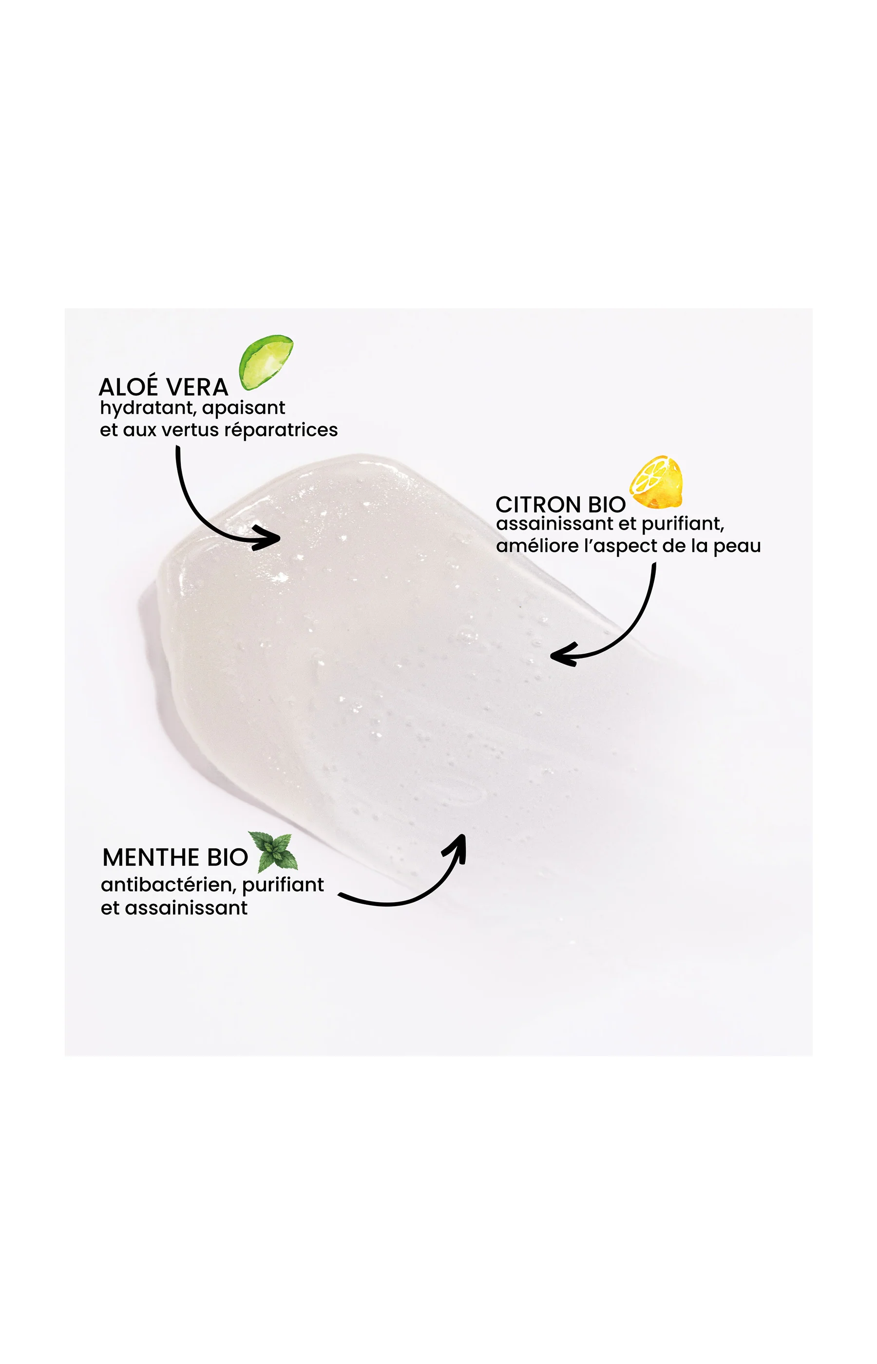 Dentifrice blancheur bio - Goût menthe - 75 ml - Image 3