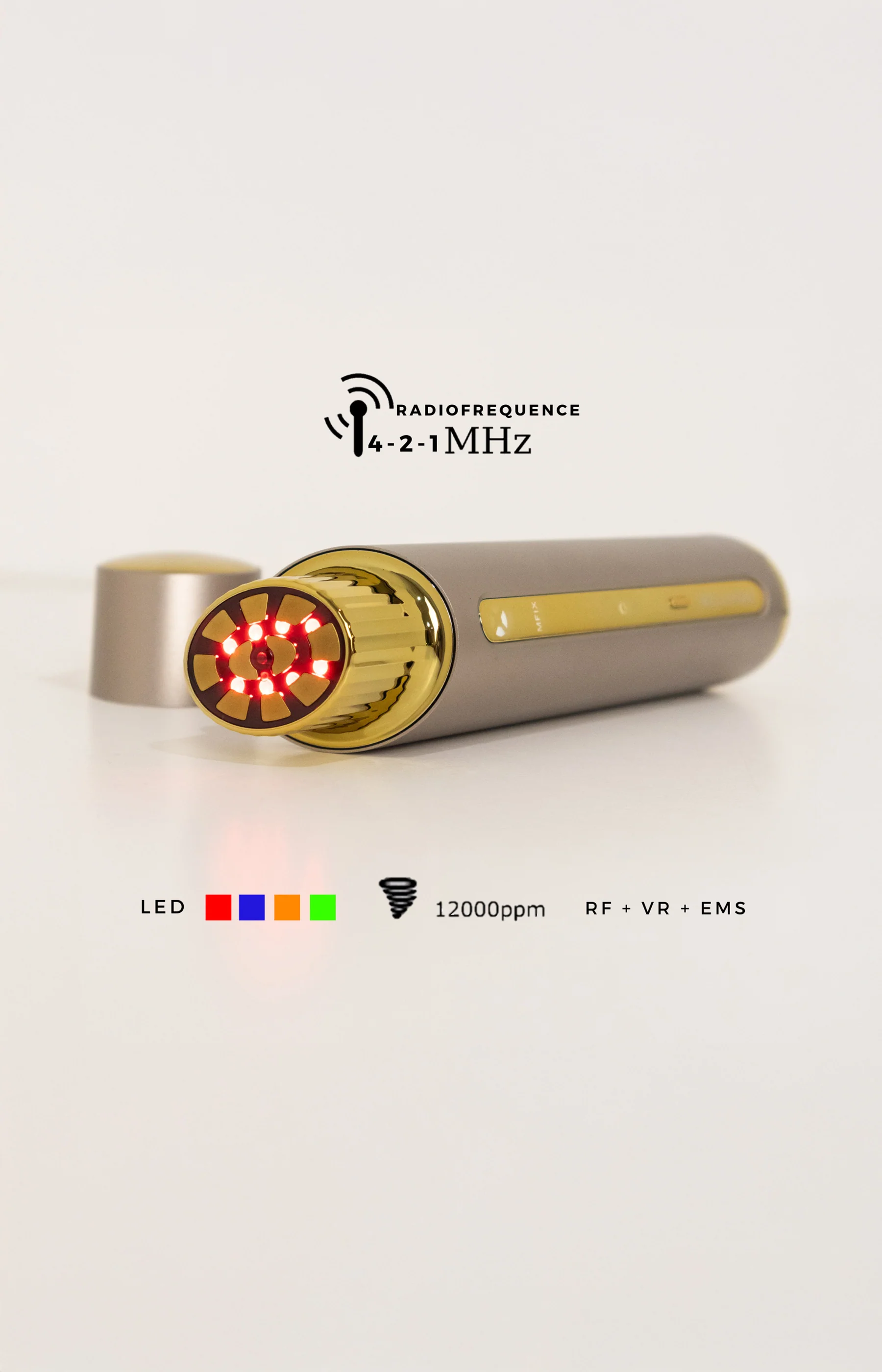 Appareil de radiofréquence LED & crème raffermissante - Soin anti-âge - Visage - Image 3