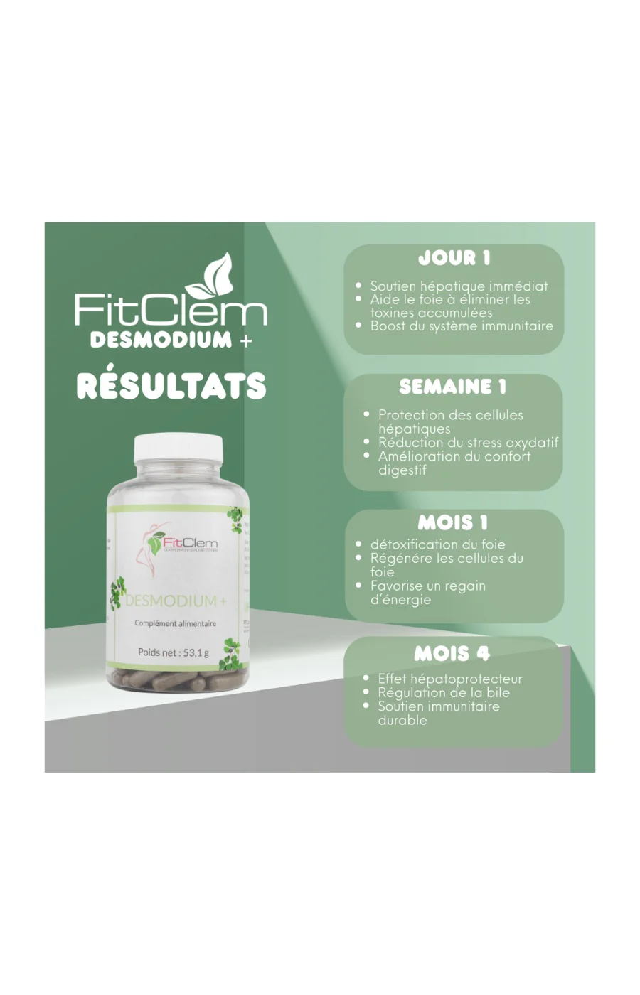 Cure detox du foie - Desmodium + - 20 jours - Image 4