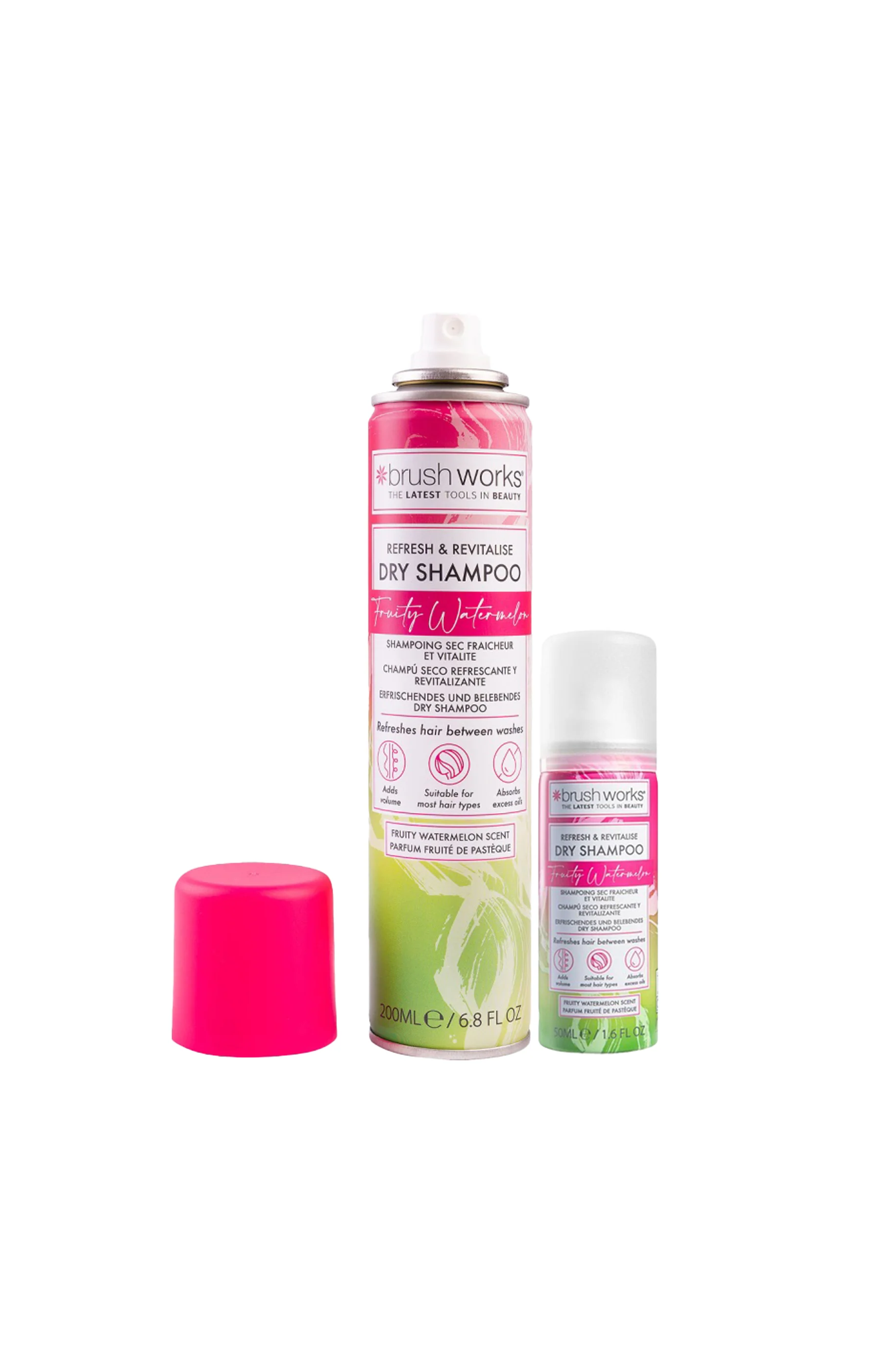 Shampooings secs pastèque – 200ml & 50ml