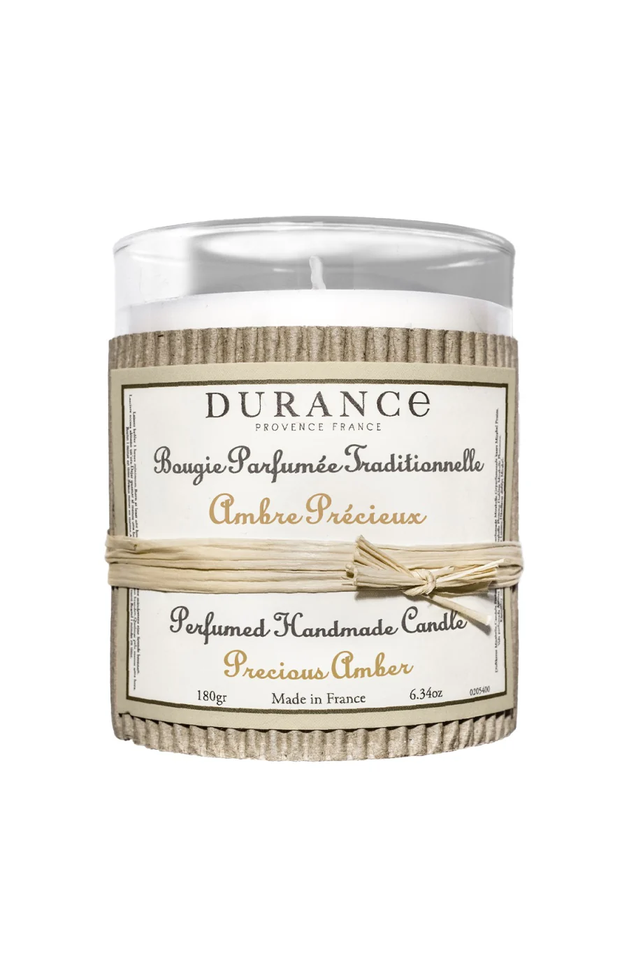 Bougie parfumée - Ambre précieux - 180 g