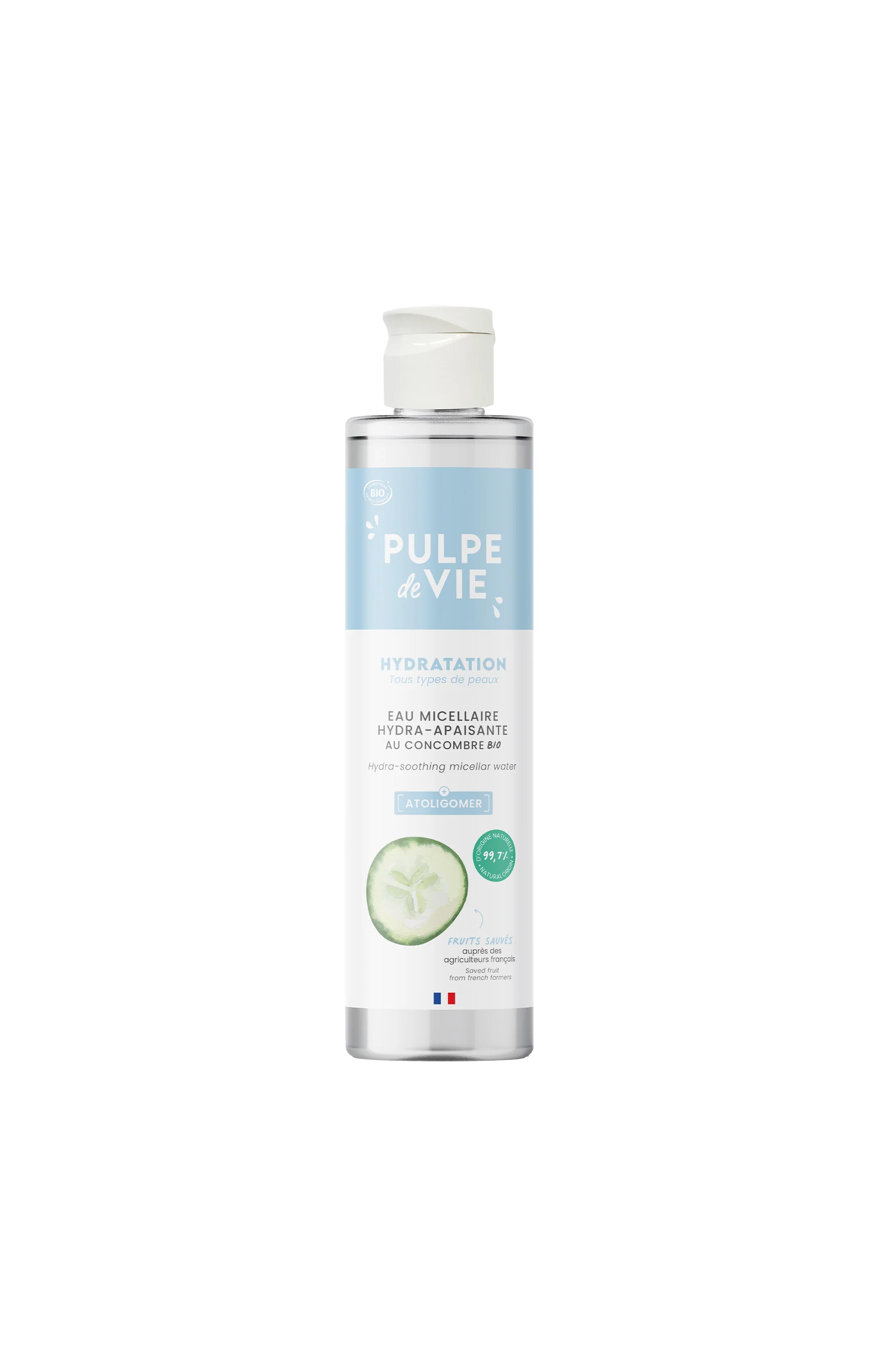 Eau micellaire bio - Hydra-apaisante - Peaux sensibles - 250 ml
