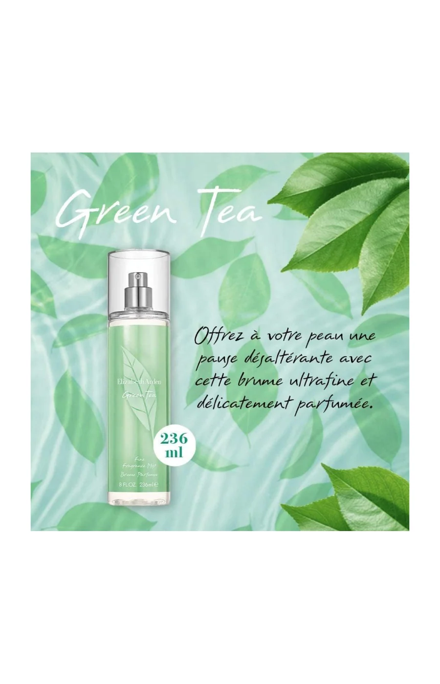 Brume parfumée Green Tea - Thé vert & rhubarbe - Image 2