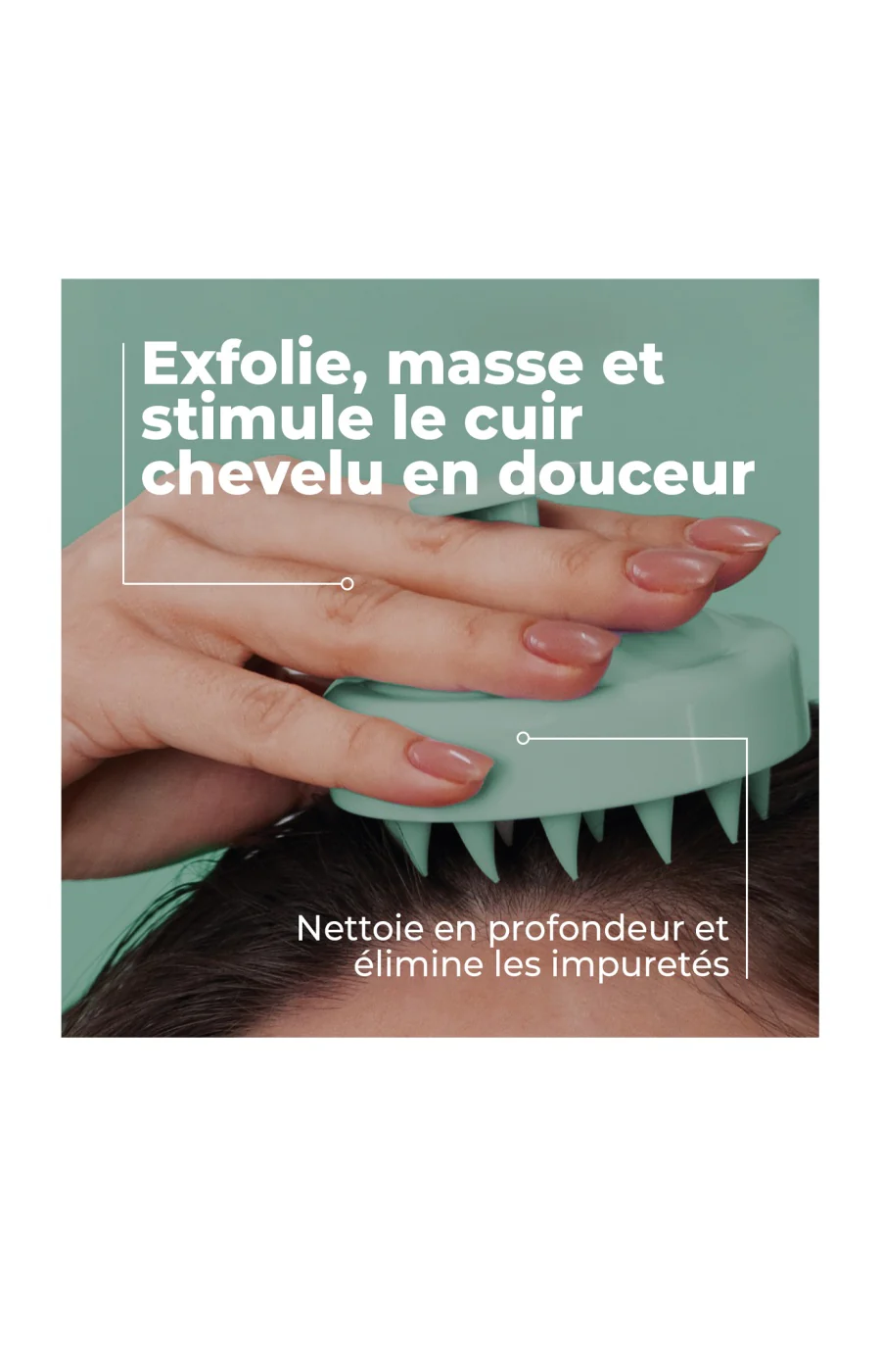 Brosse massante - Cuir chevelu - Image 2
