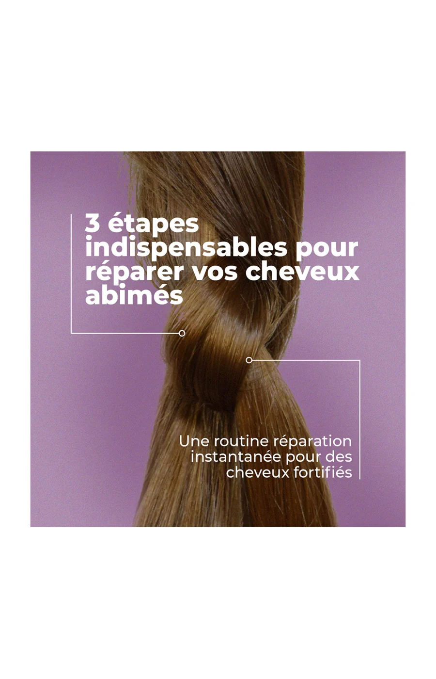 Trousse routine réparatrice - Collagène & vitamine B - Cheveux très abîmés - 3 produits - Image 6