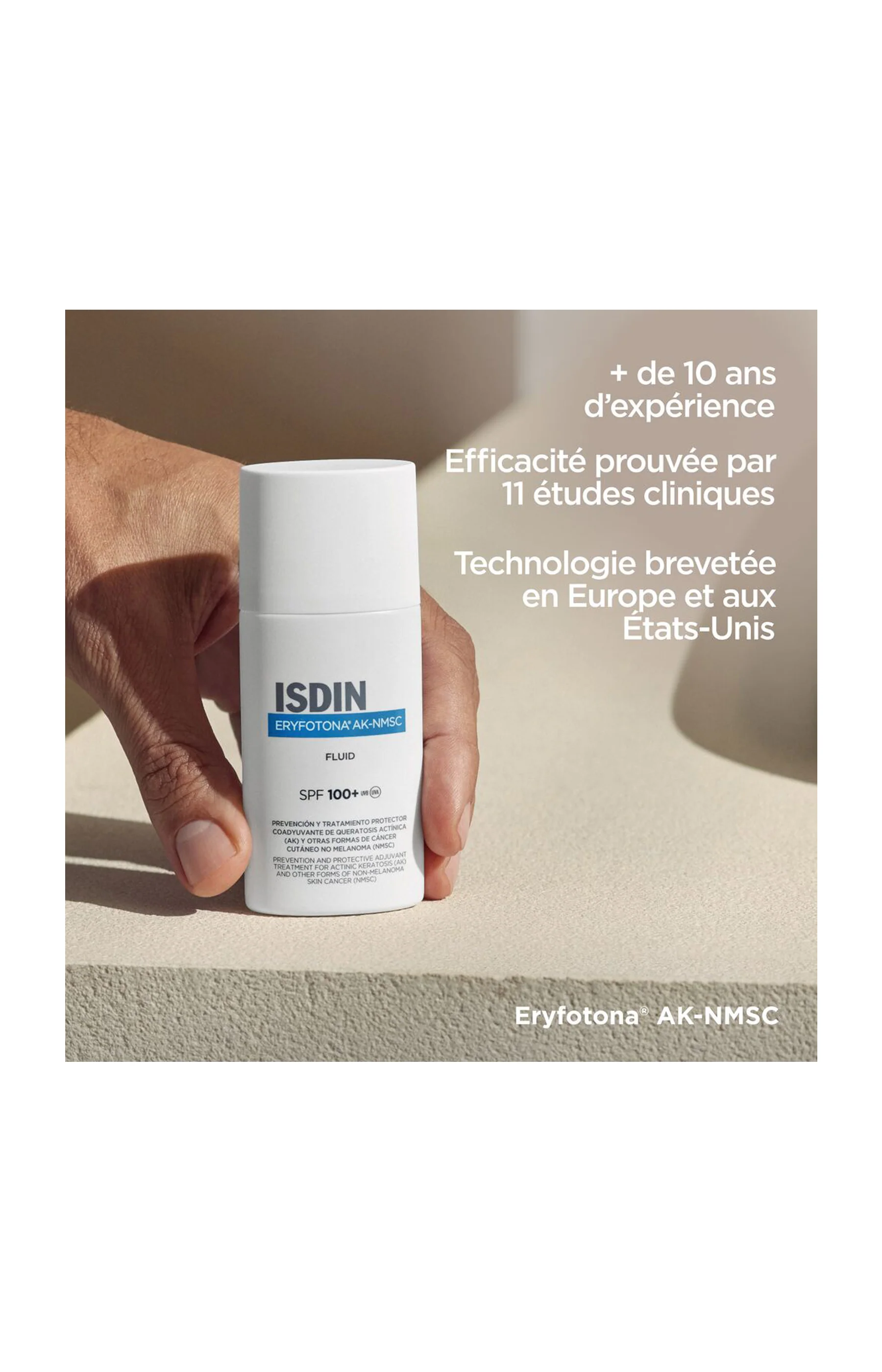 Fluide solaire SPF 100+ - Eryfotona AK-NMSC - Visage - 50 ml - Image 3