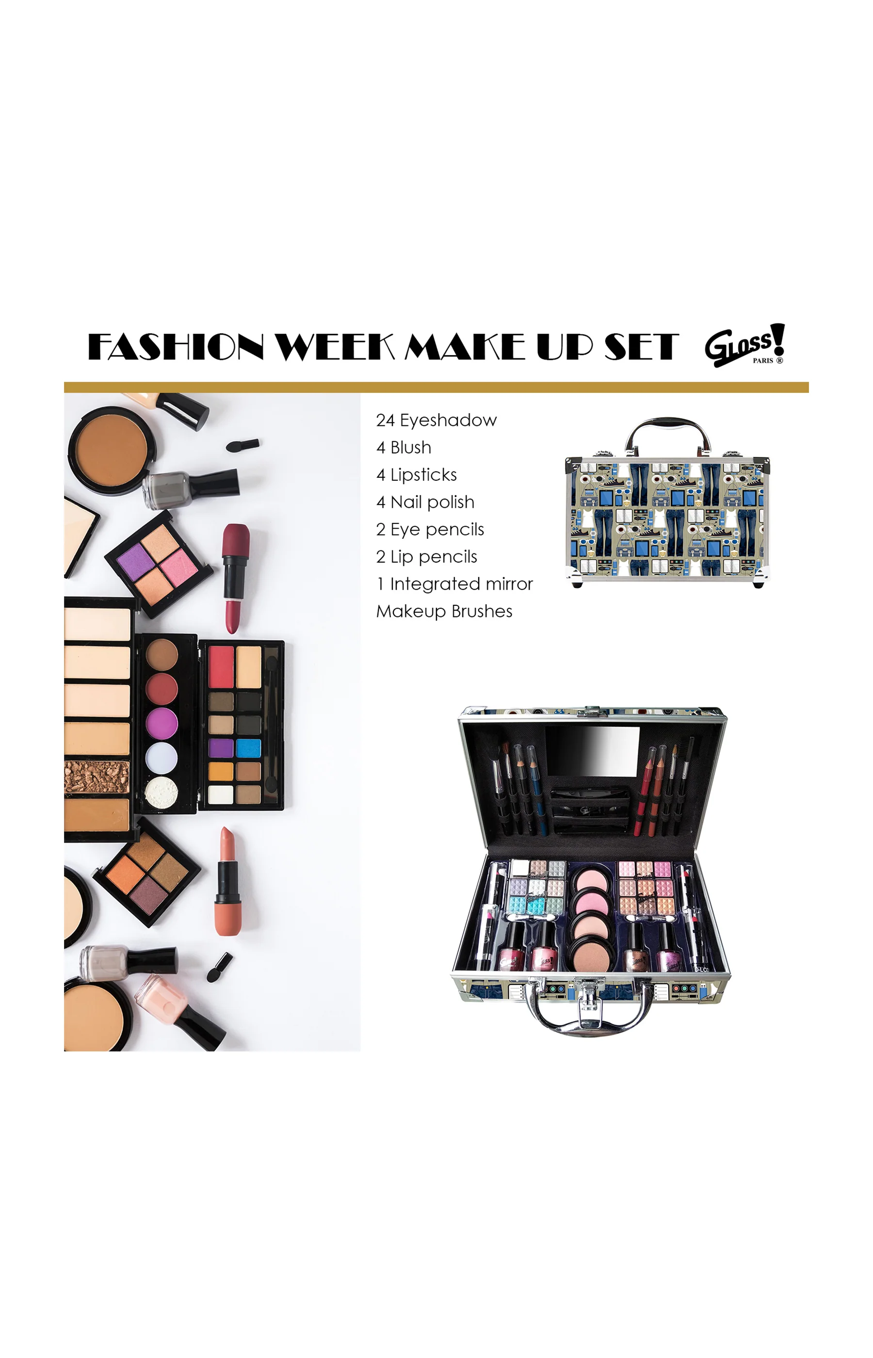 Mallette à maquillage - Fashion Makeup Set - Image 3