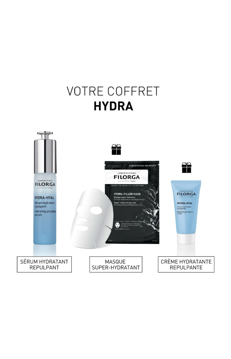 Coffret hydratant - Hydra - Visage - 3 produits - Image 3
