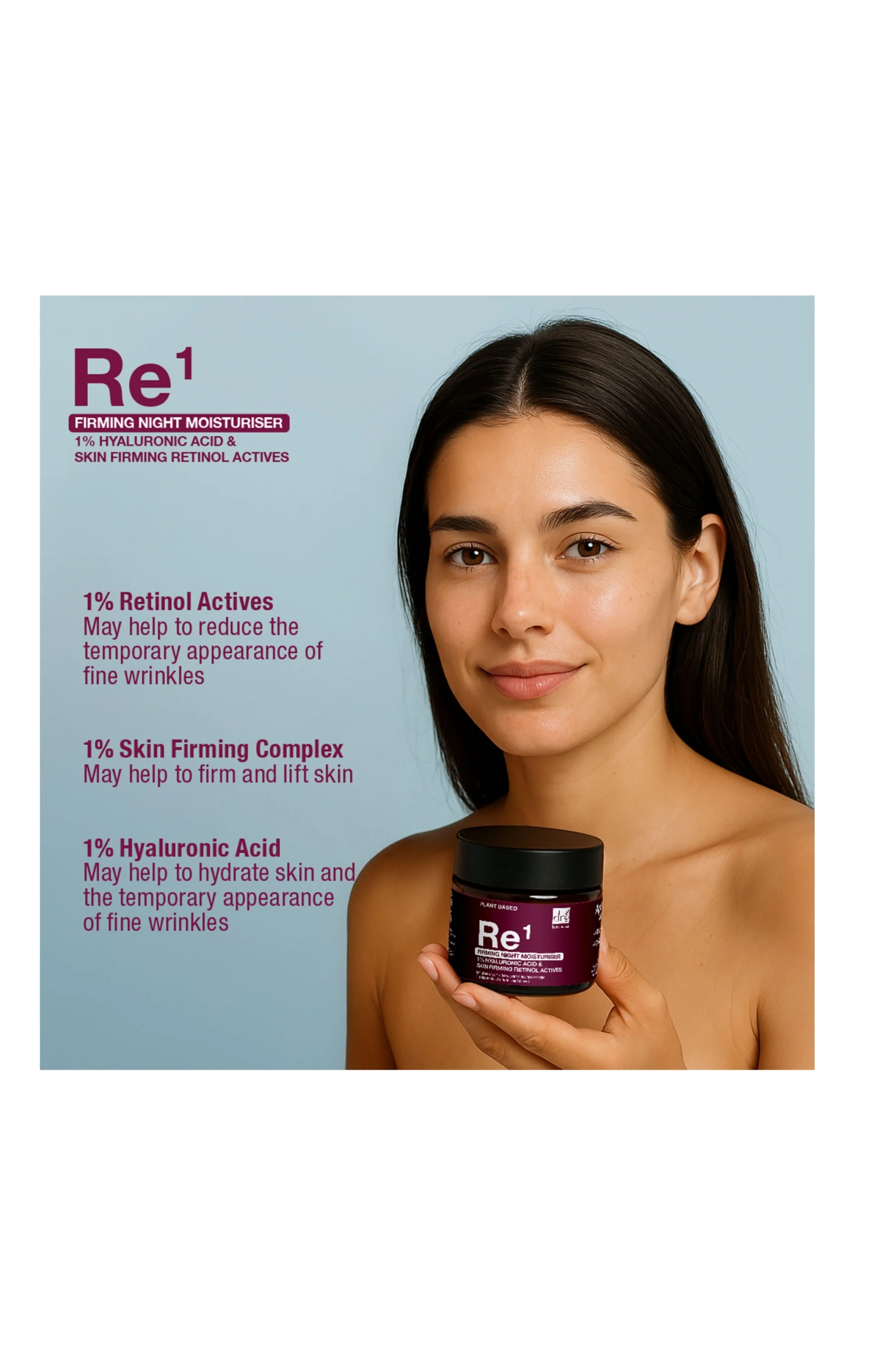 Crème de nuit raffermissante - Acide hyaluronique & rétinol - 60 ml - Image 3