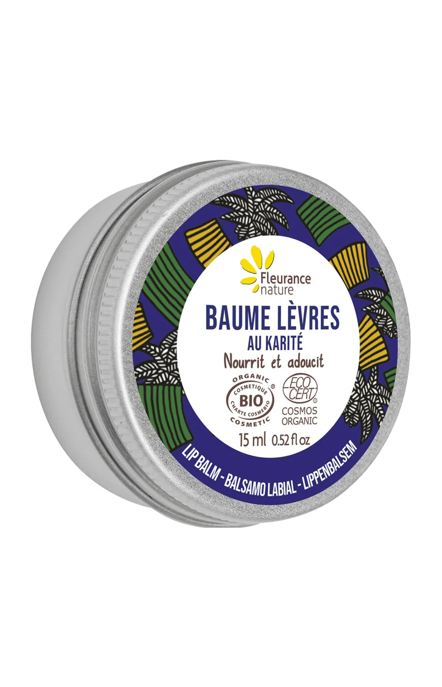 Baume à lèvres nourrissant naturel - Karité - 15 ml - Image 2