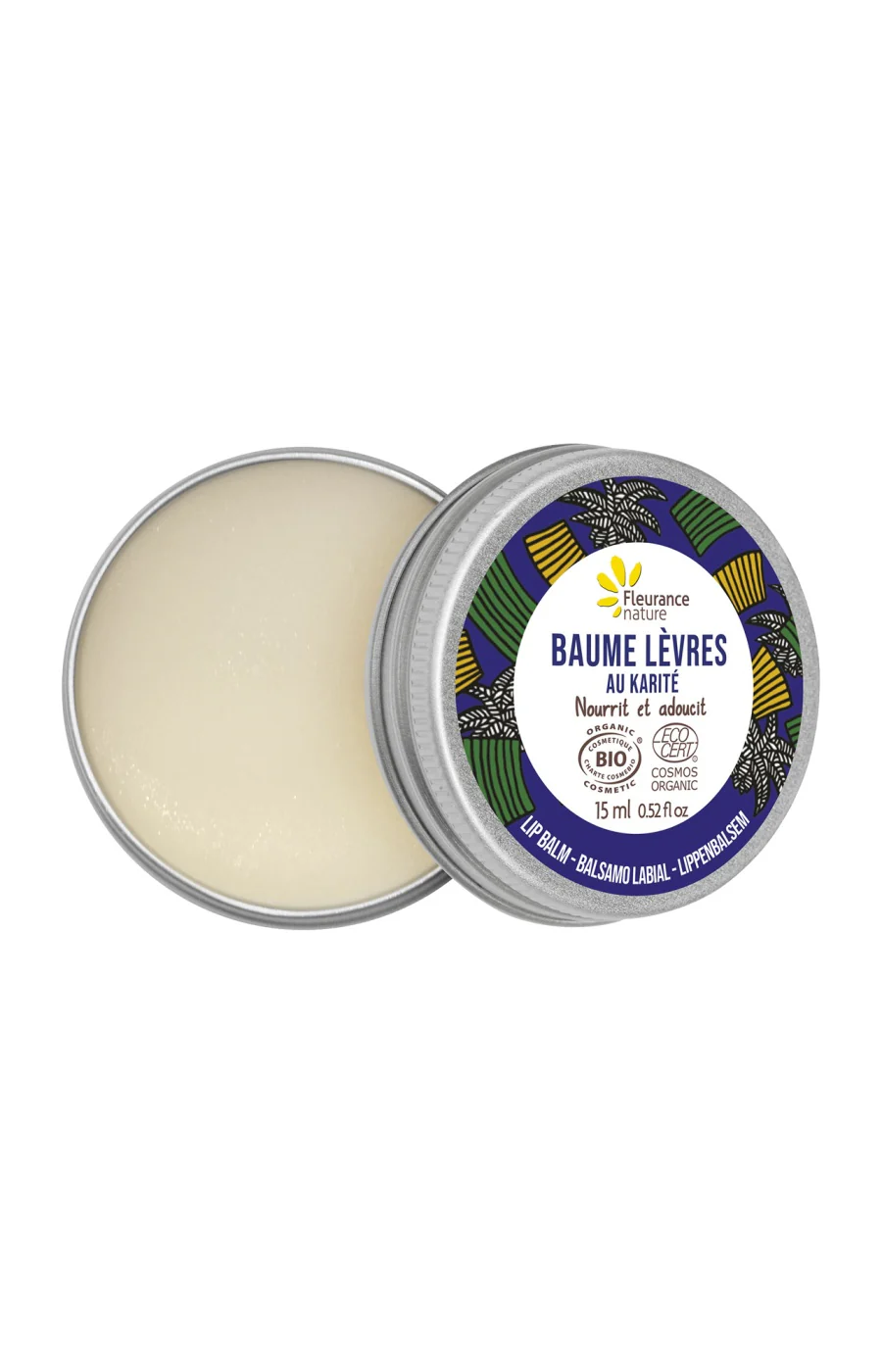 Baume à lèvres nourrissant naturel - Karité - 15 ml - Image 3