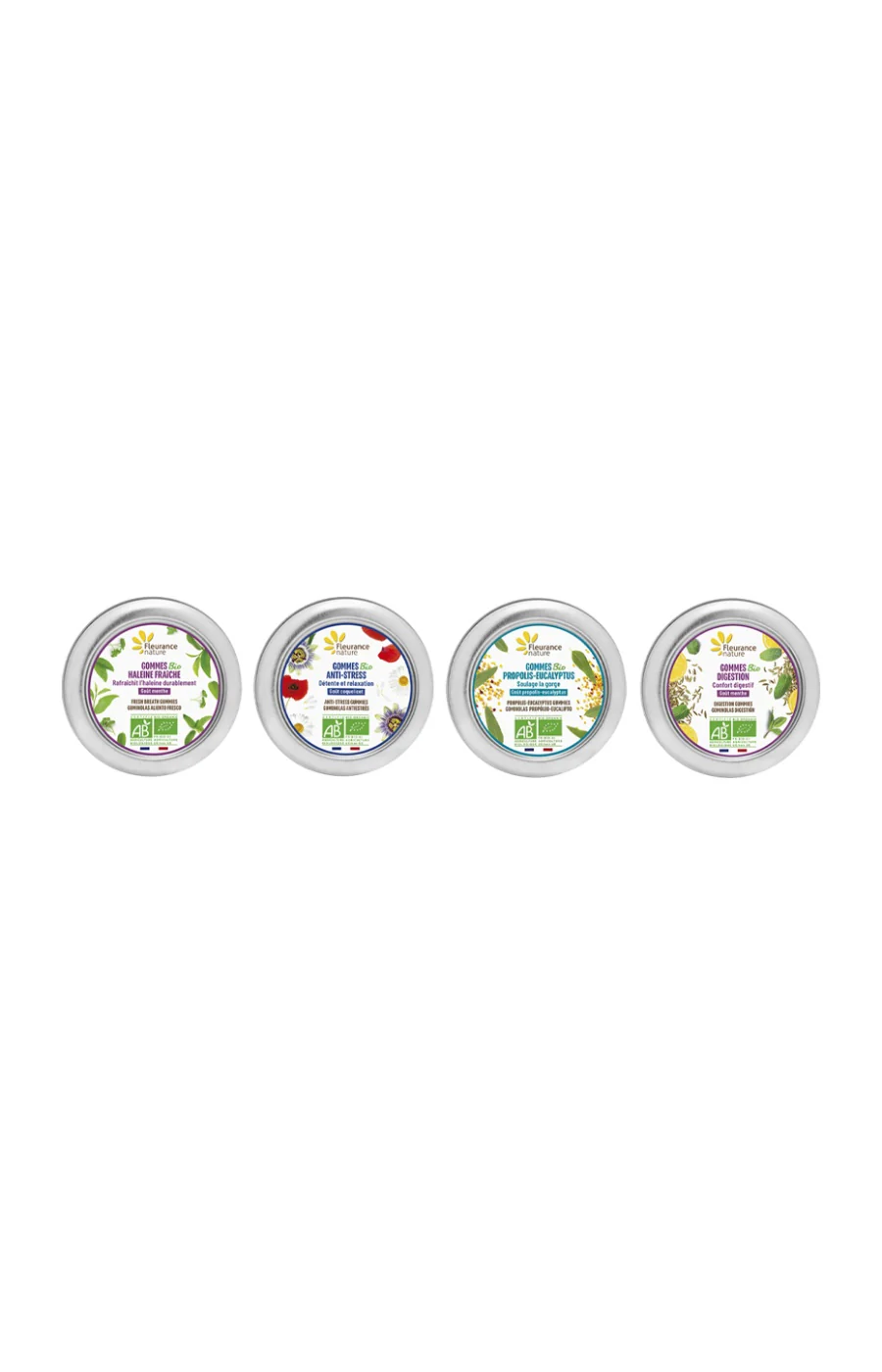 Coffret gommes bien-être - Digestion, stress & immunité - 4 x 30 g