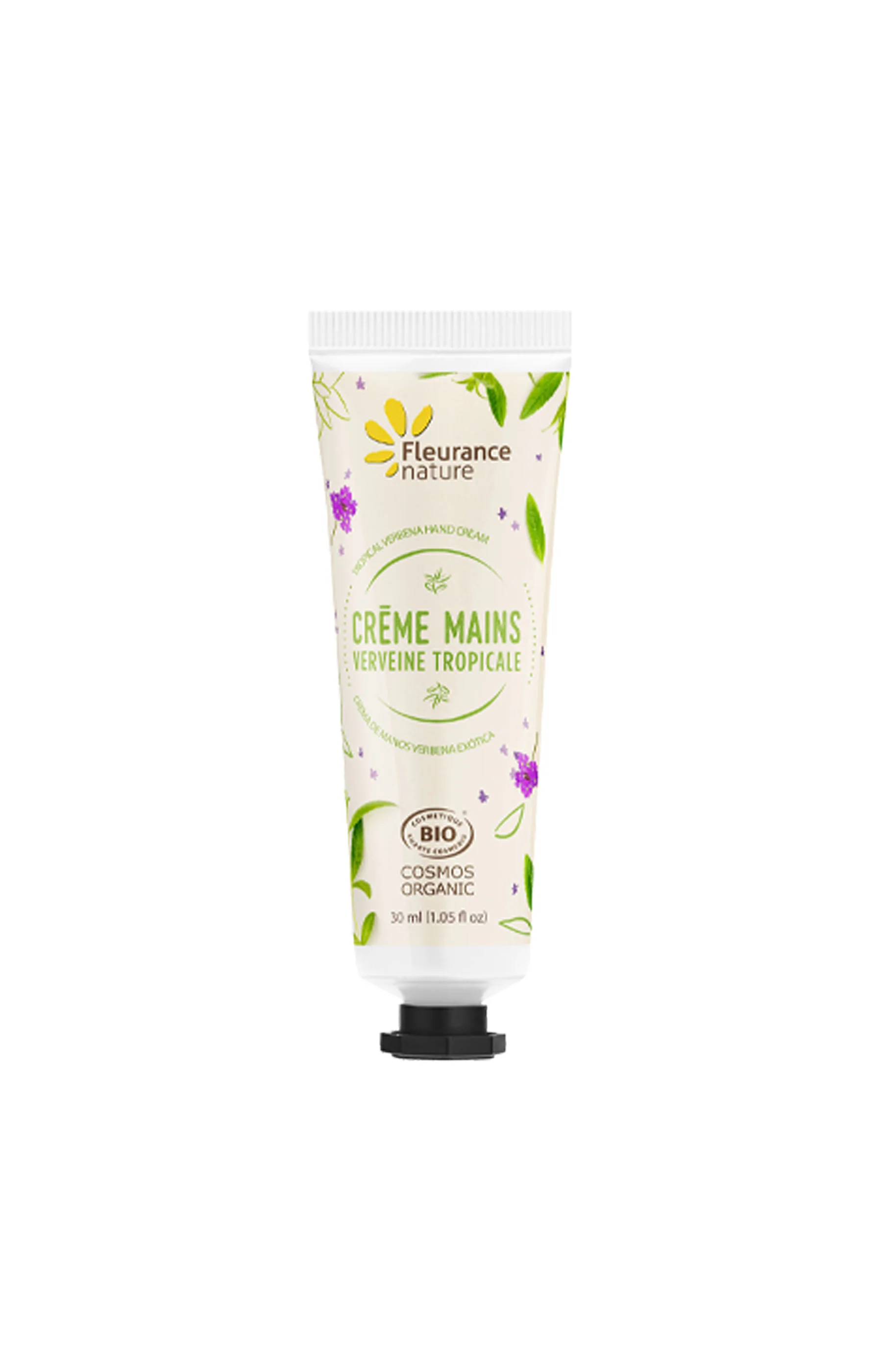 Crème hydratante bio - Verveine tropicale - Mains - 30 ml