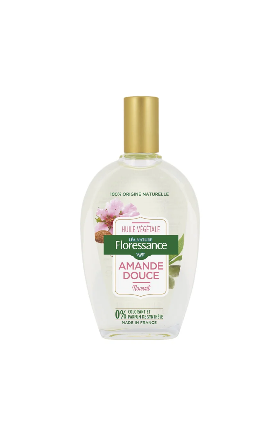 Huile végétale d'amande douce - Visage & corps - 50 ml