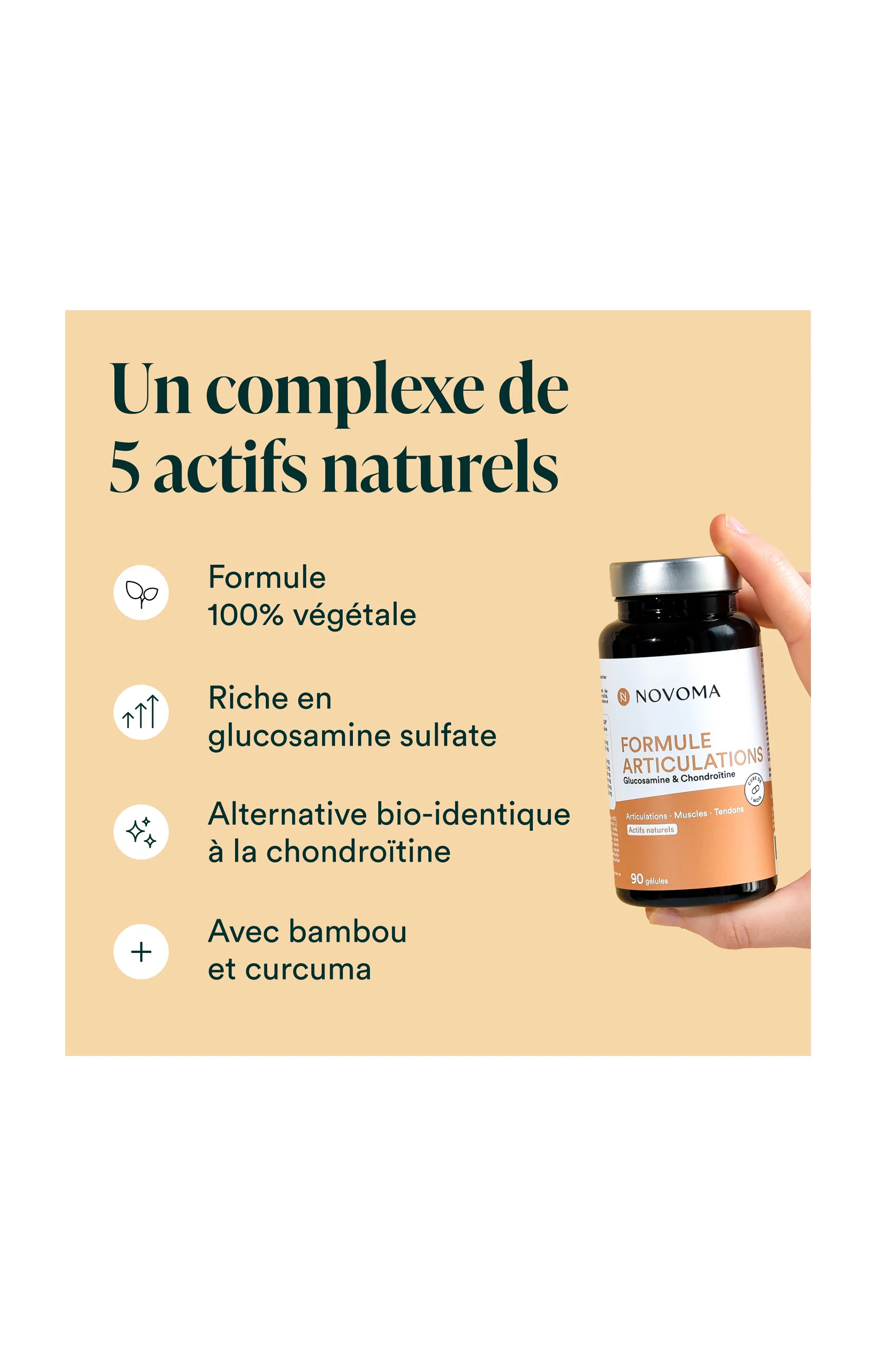 Formule Articulations - Glucosamine - 1 mois - Image 4