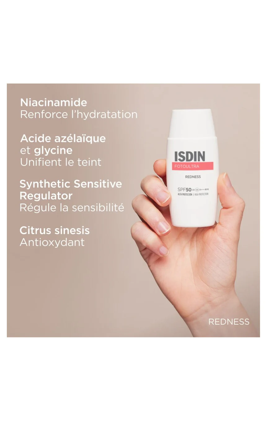 Fluide solaire SPF50+ anti-rougeurs - 50 ml - Image 2