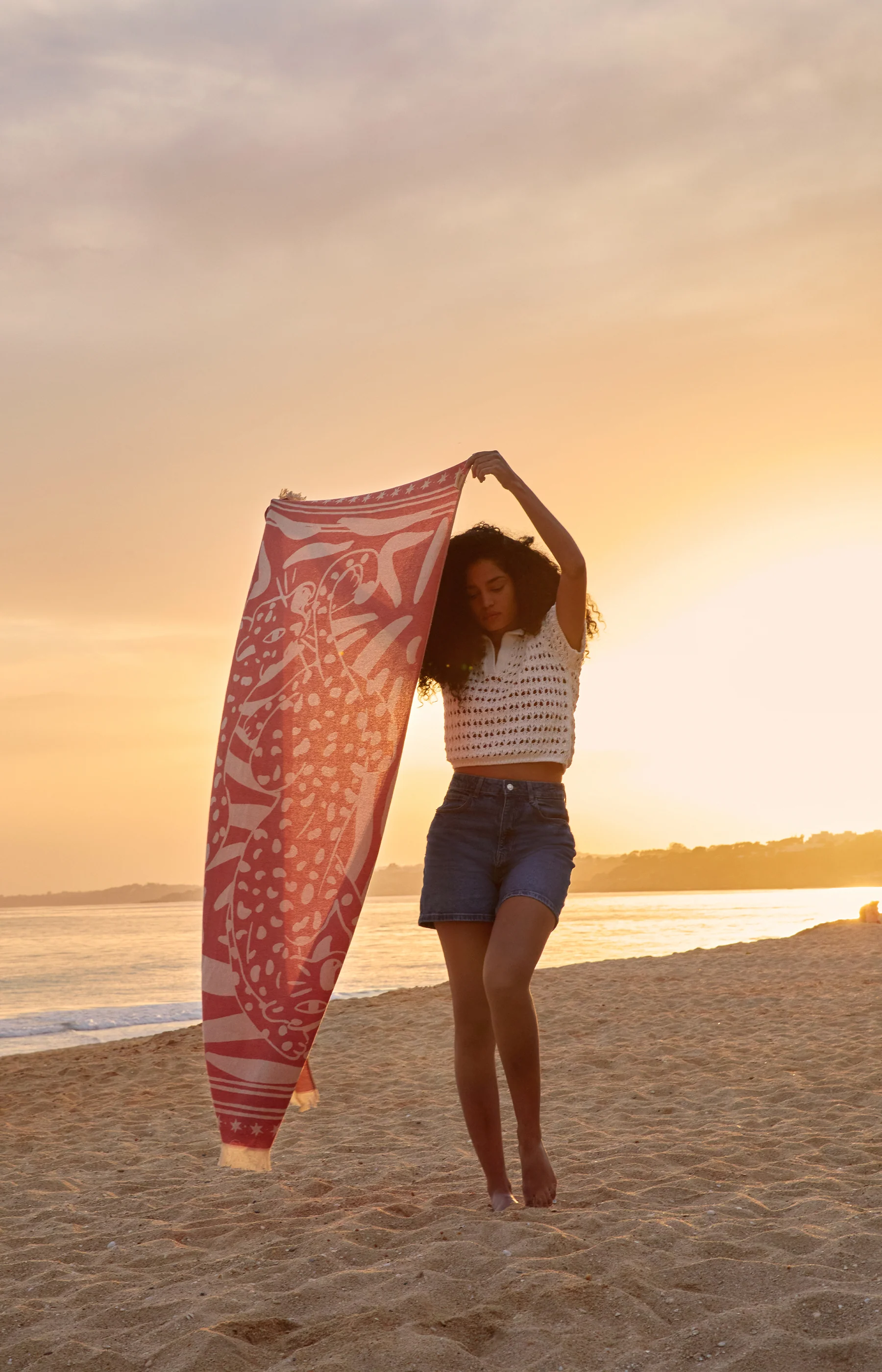 Fouta en coton & polyester recyclés - Summer