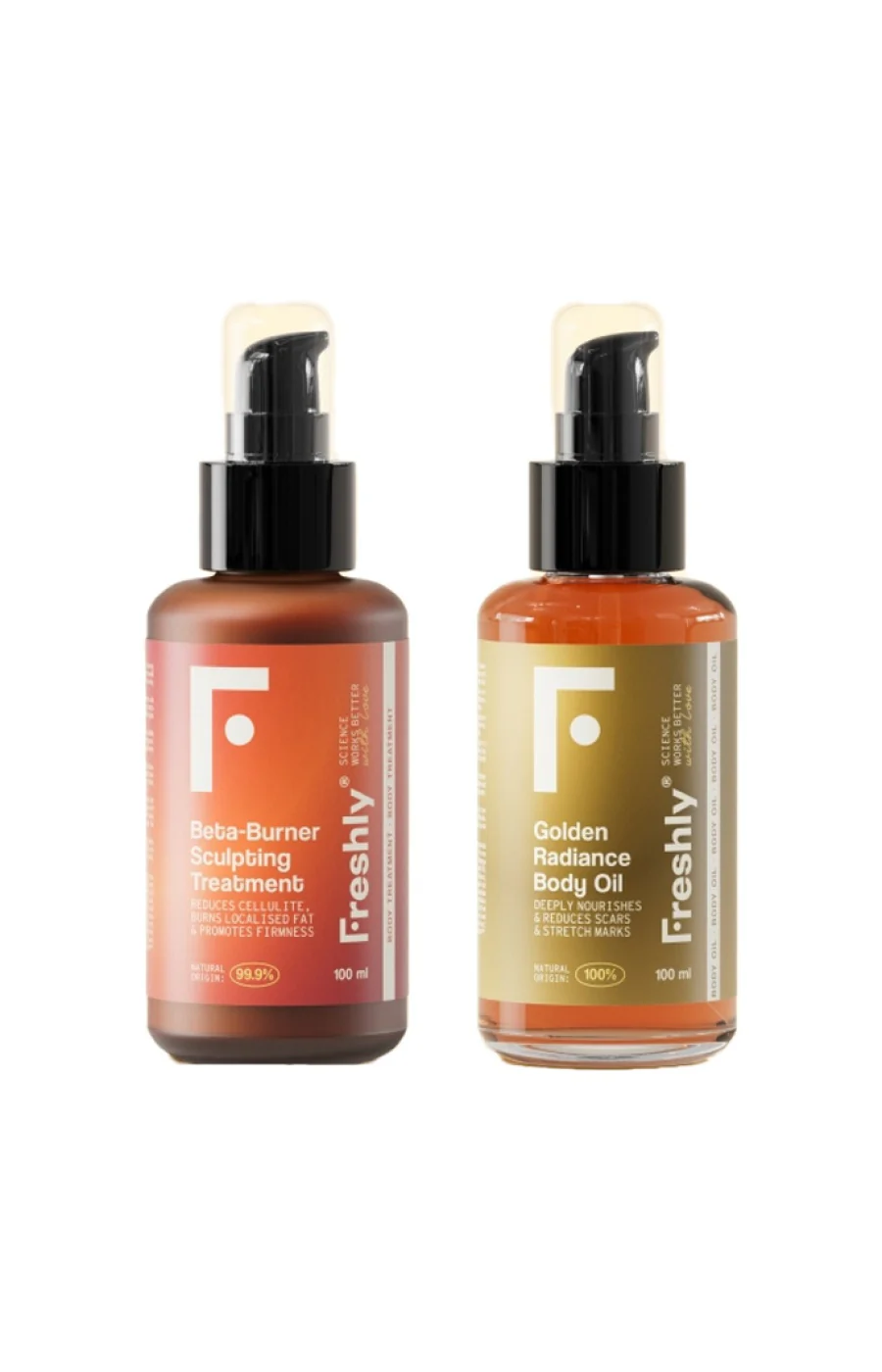 Huile & crème amincissante - Beta-Burner & Golden Radiance - Corps - Image 4