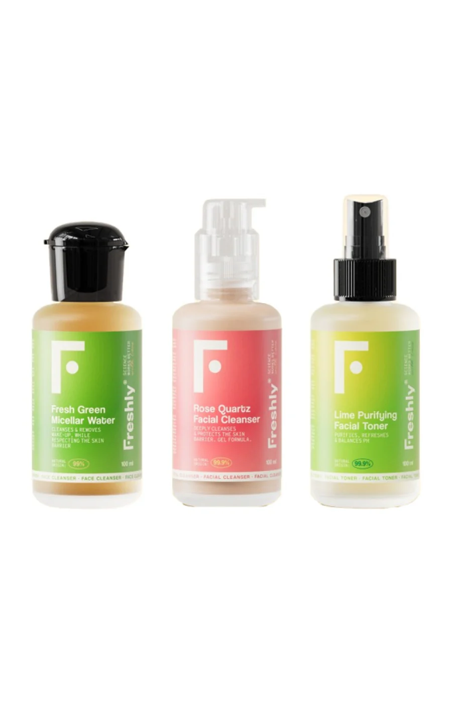 Routine nettoyante & purifiante - Visage - 3 x 100 ml - Image 2