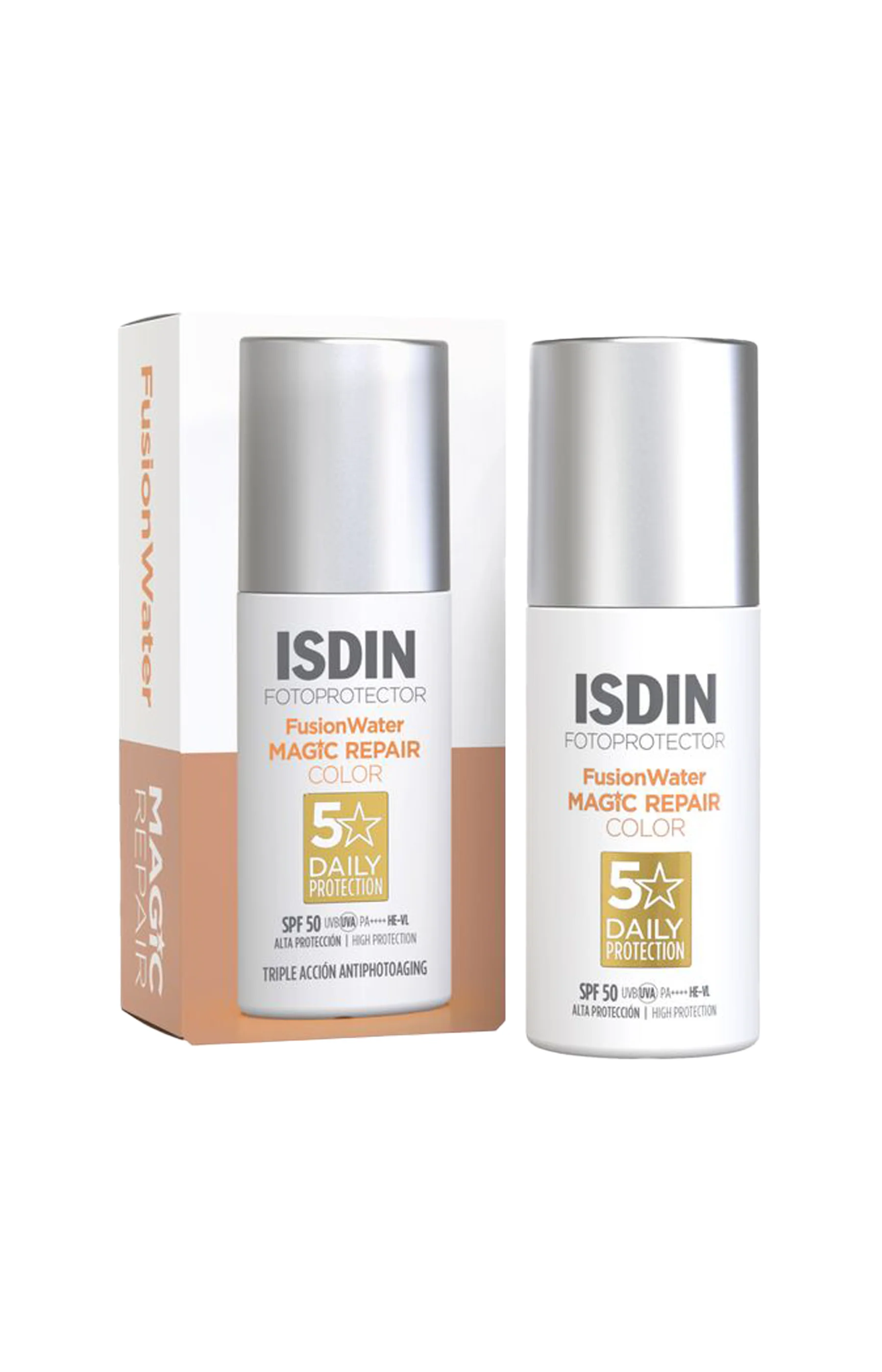 Fluide solaire teinté SPF 50 - Magic Repair Color - 50 ml - Image 4
