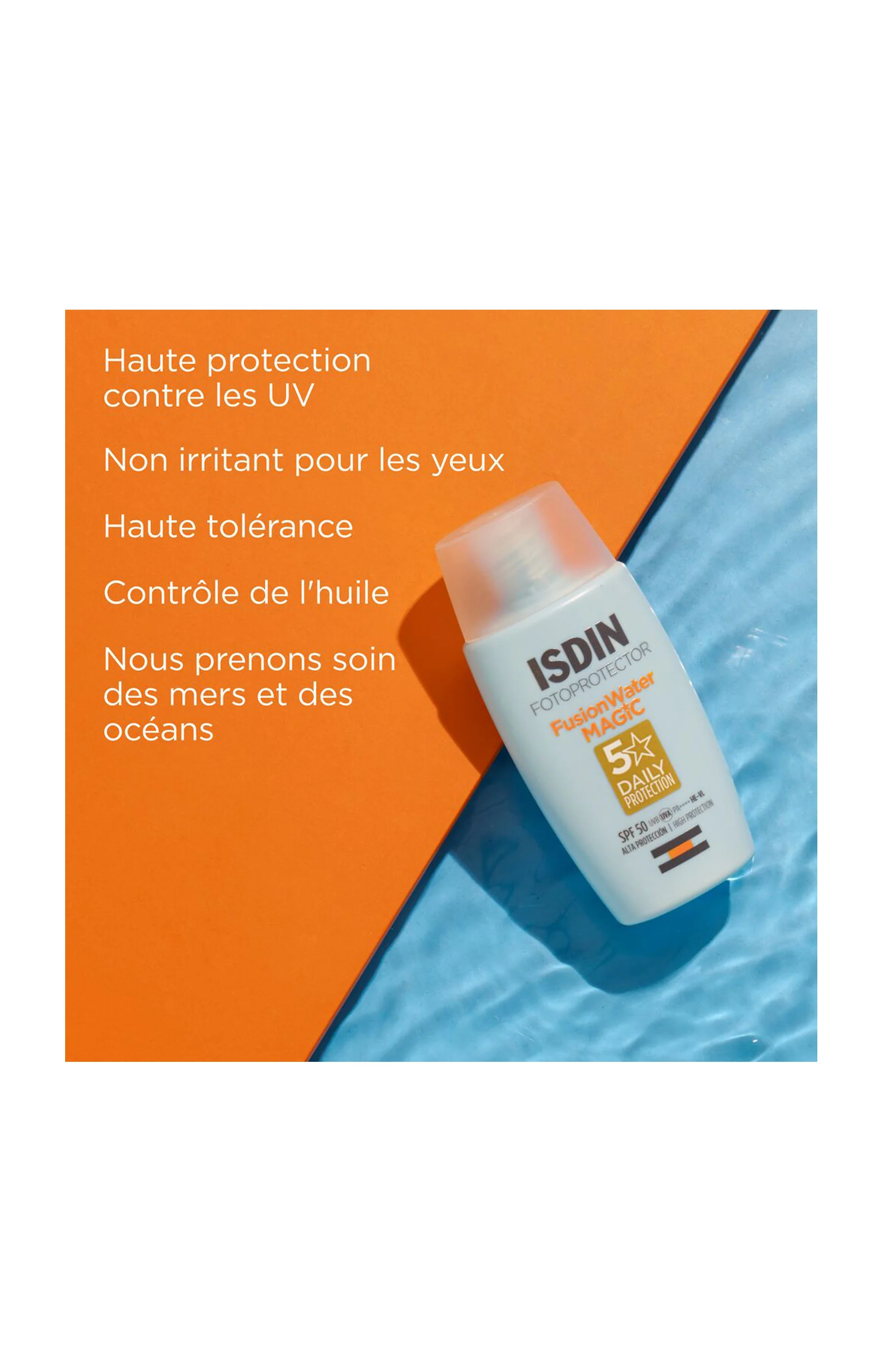 Fluide solaire SPF 50 - Magic - Visage - 50 ml - Image 3
