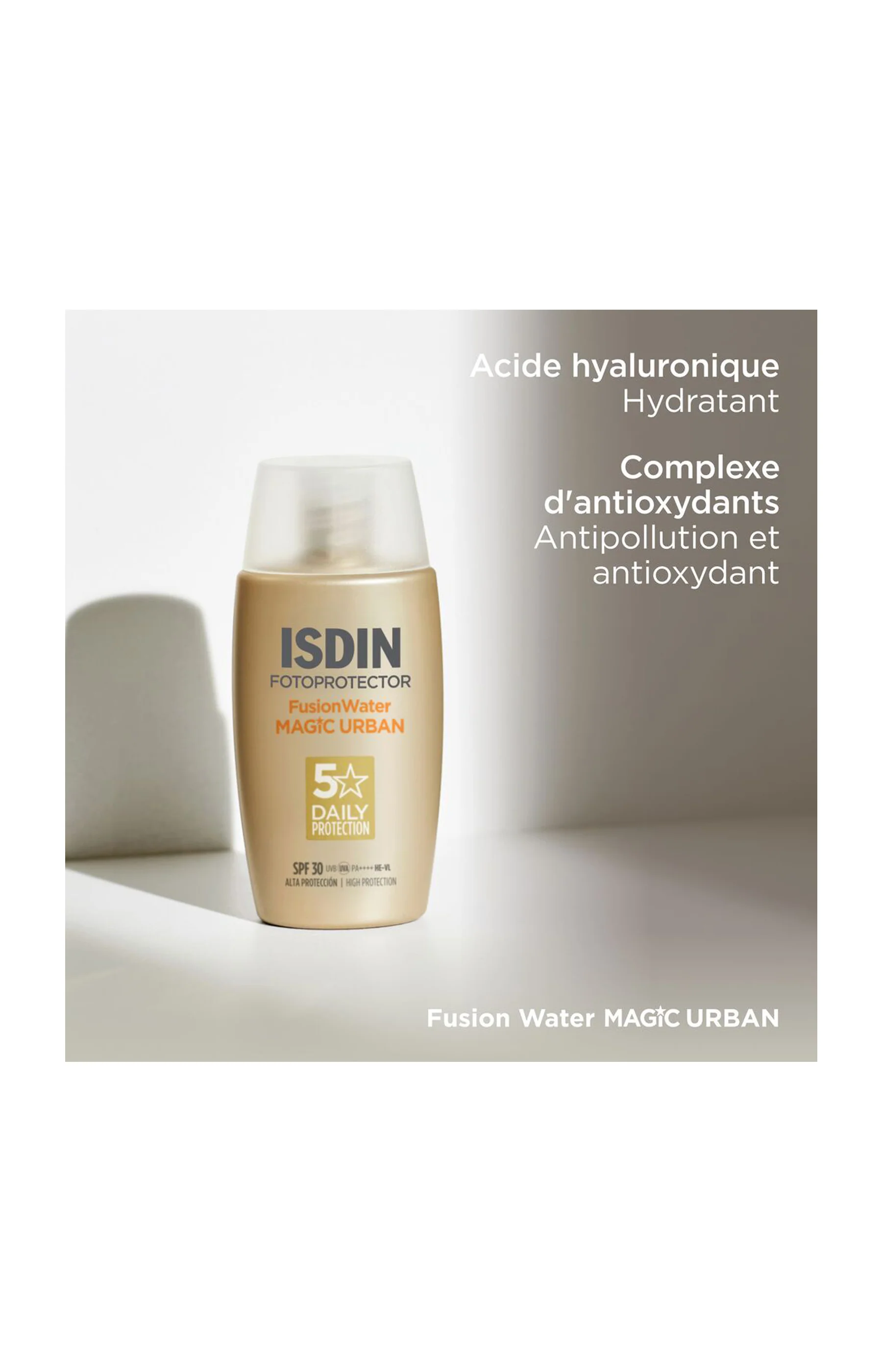Fluide solaire SPF 30 - Magic Urban - Visage - 50 ml - Image 3