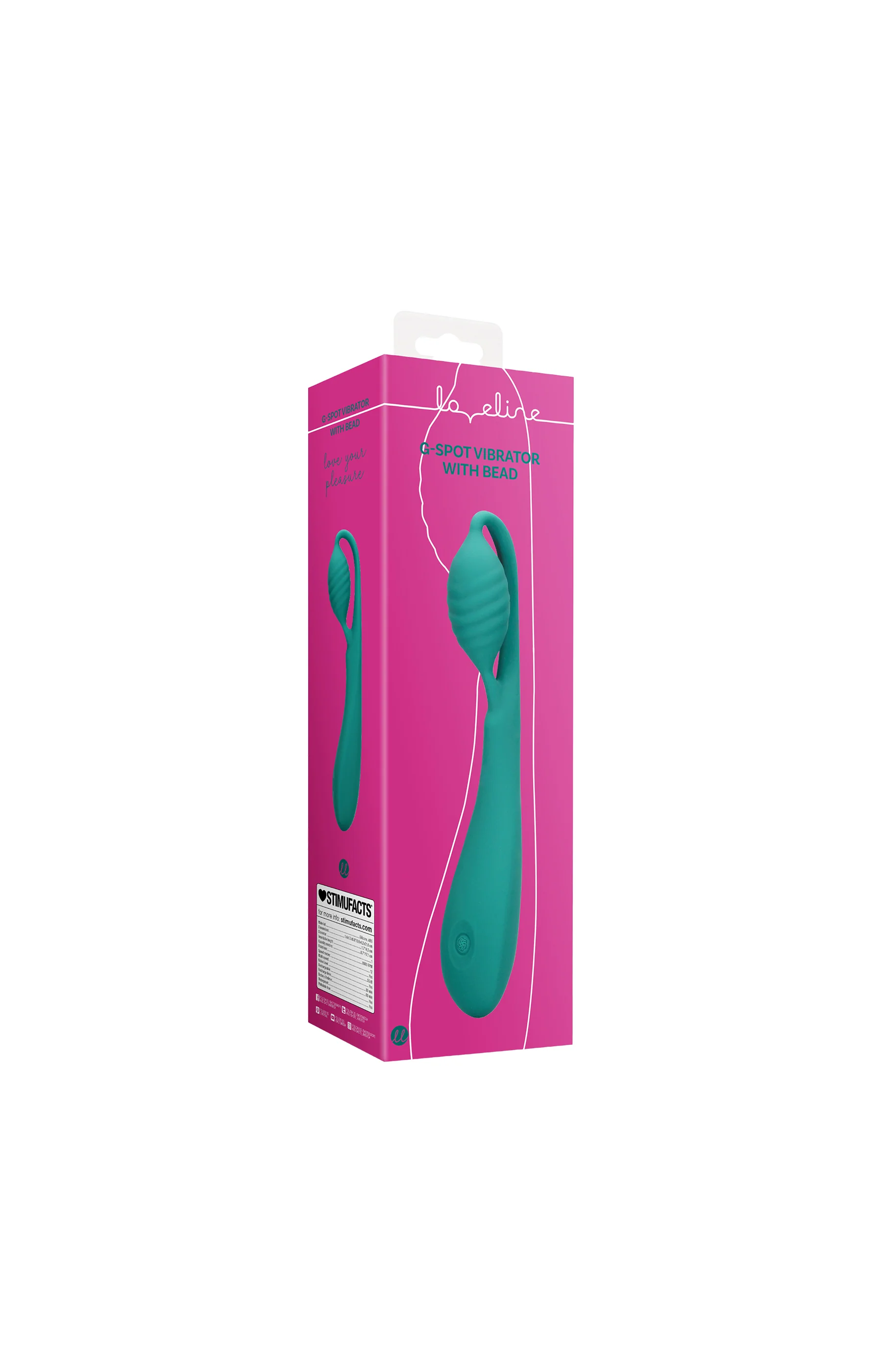 Vibrateur point G avec perle – Blue Grass - Image 3