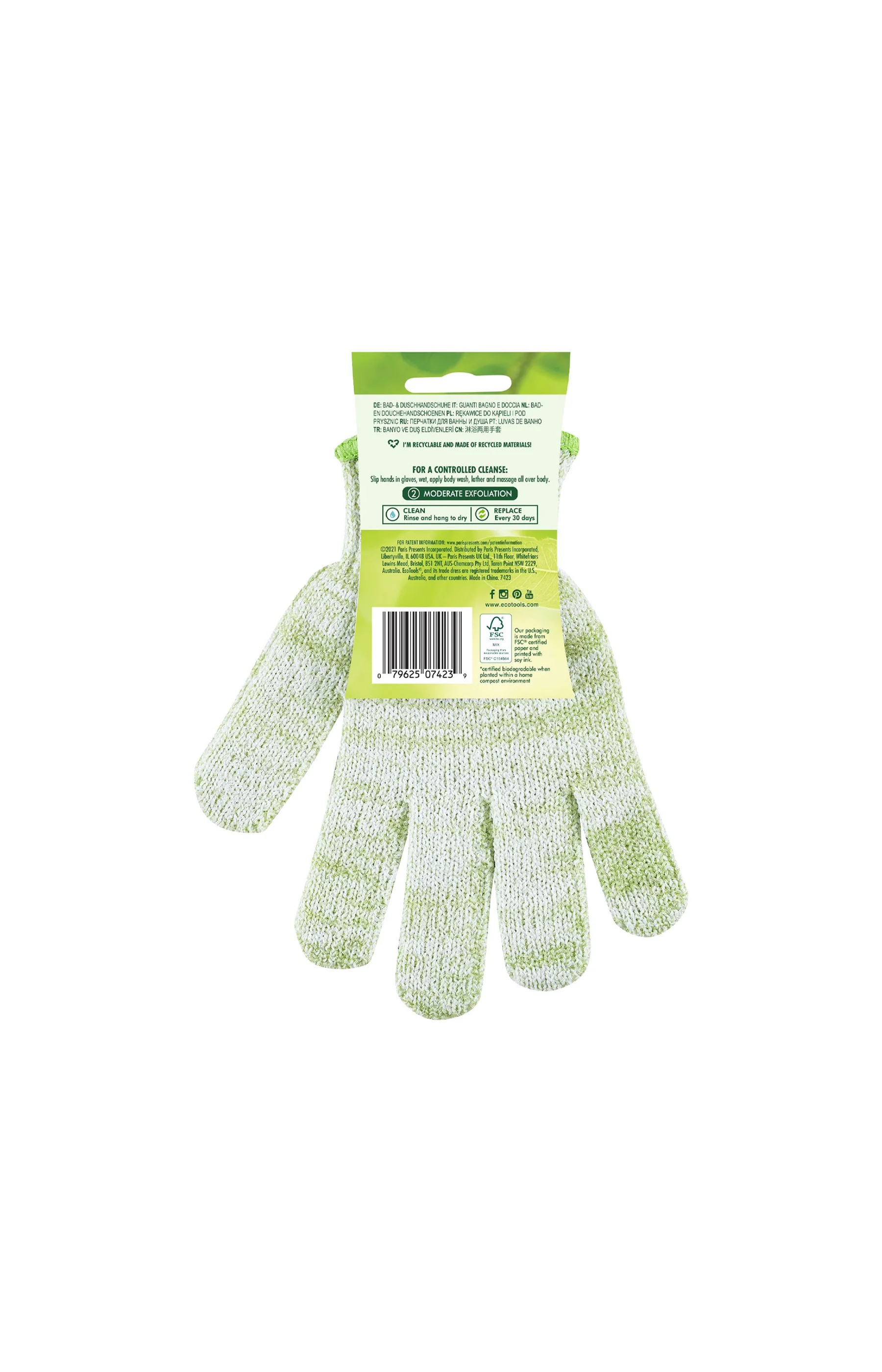 Gants exfoliants vegan - Coloris aléatoires - Corps - Image 2