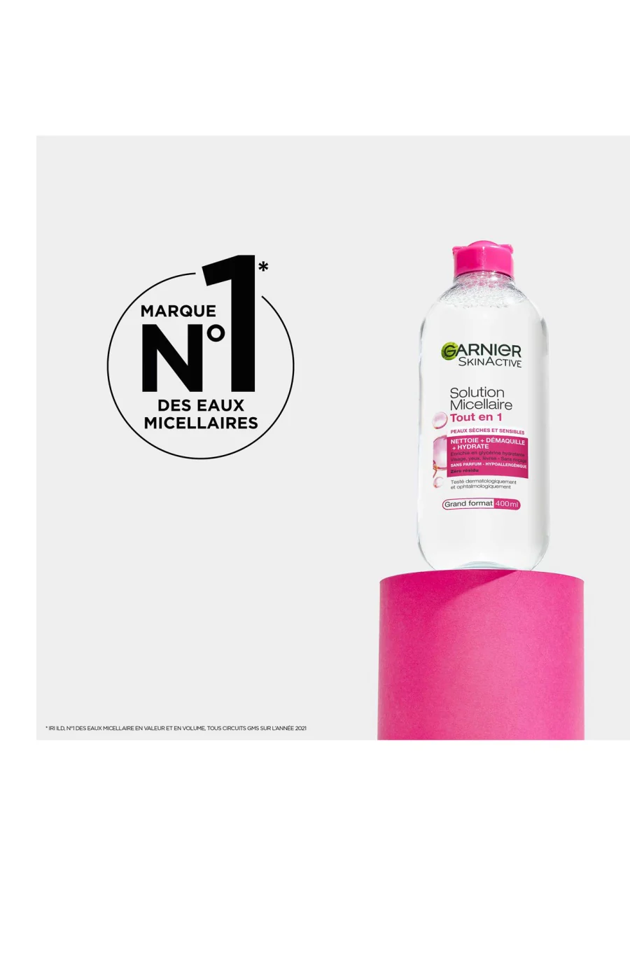 Eau micellaire - SkinActive - Peaux sèches & sensibles - Image 2