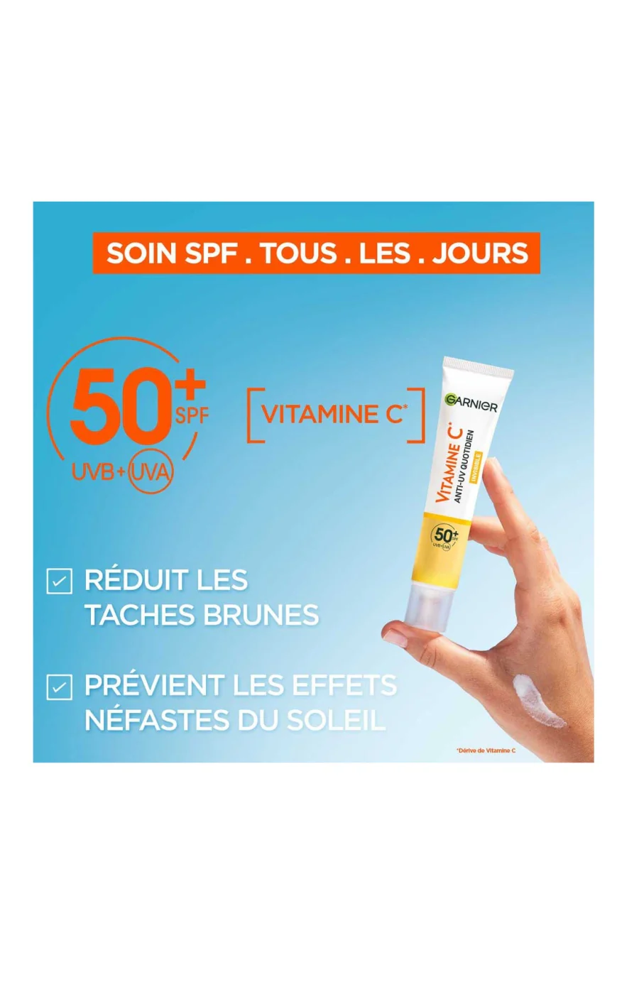Fluide anti-tâches SPF 50+ - Invisible - Vitamine C - Visage - Image 5