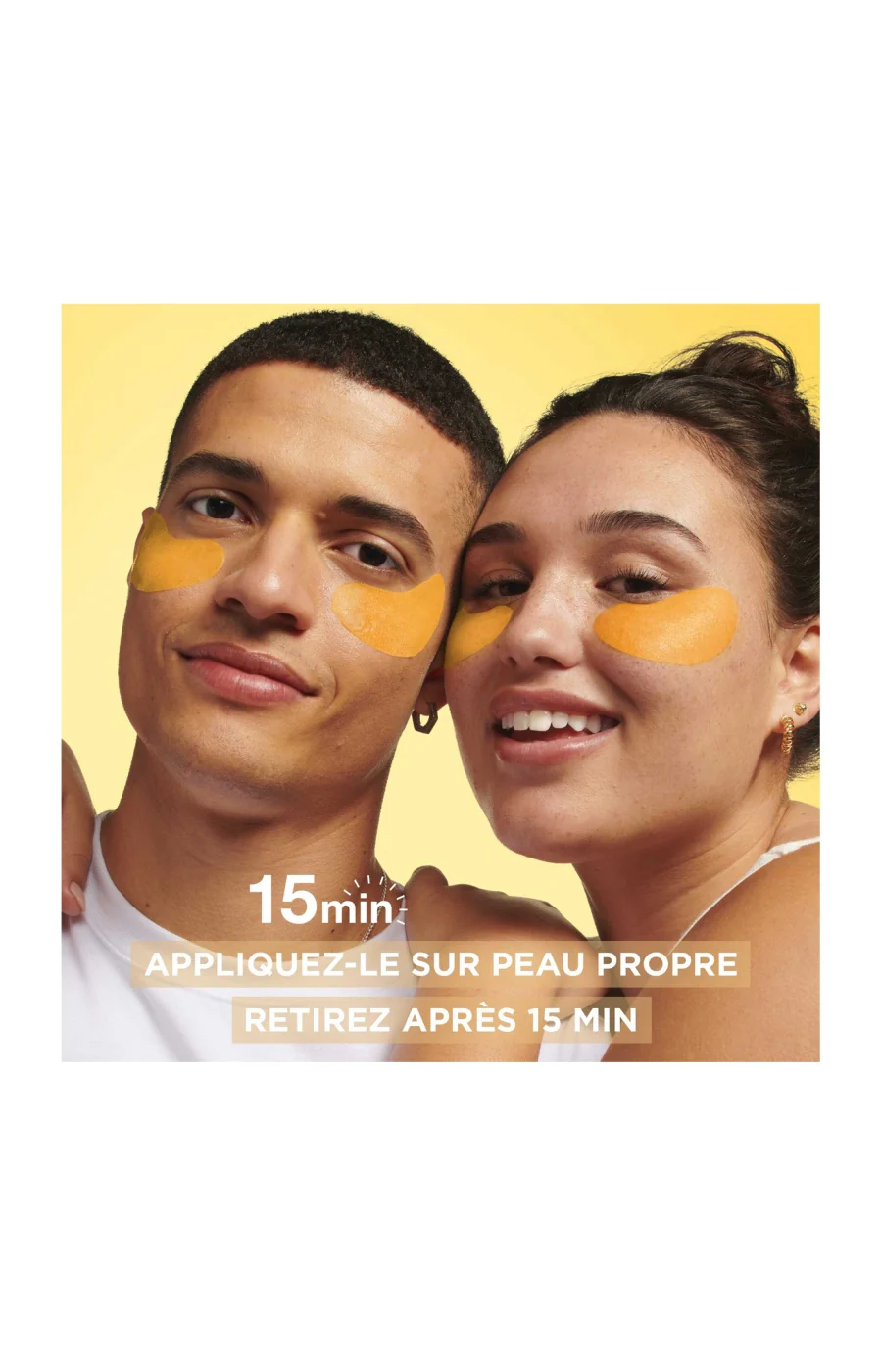 3 masques en tissu - SkinActive - Vitamine C - Yeux - Image 5