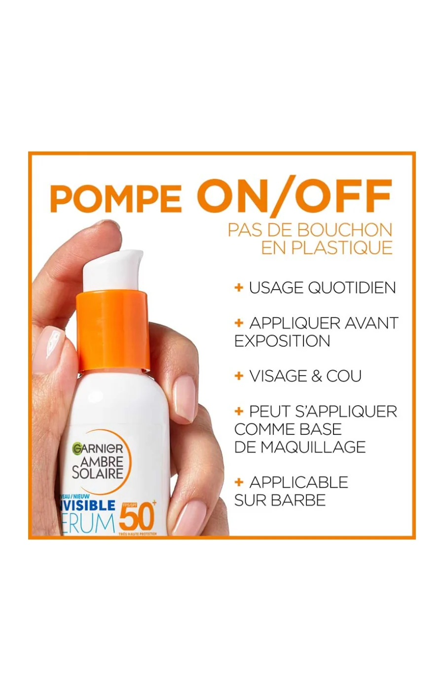 Sérum solaire invisible SPF50+ - Visage - 30 ml - Image 2