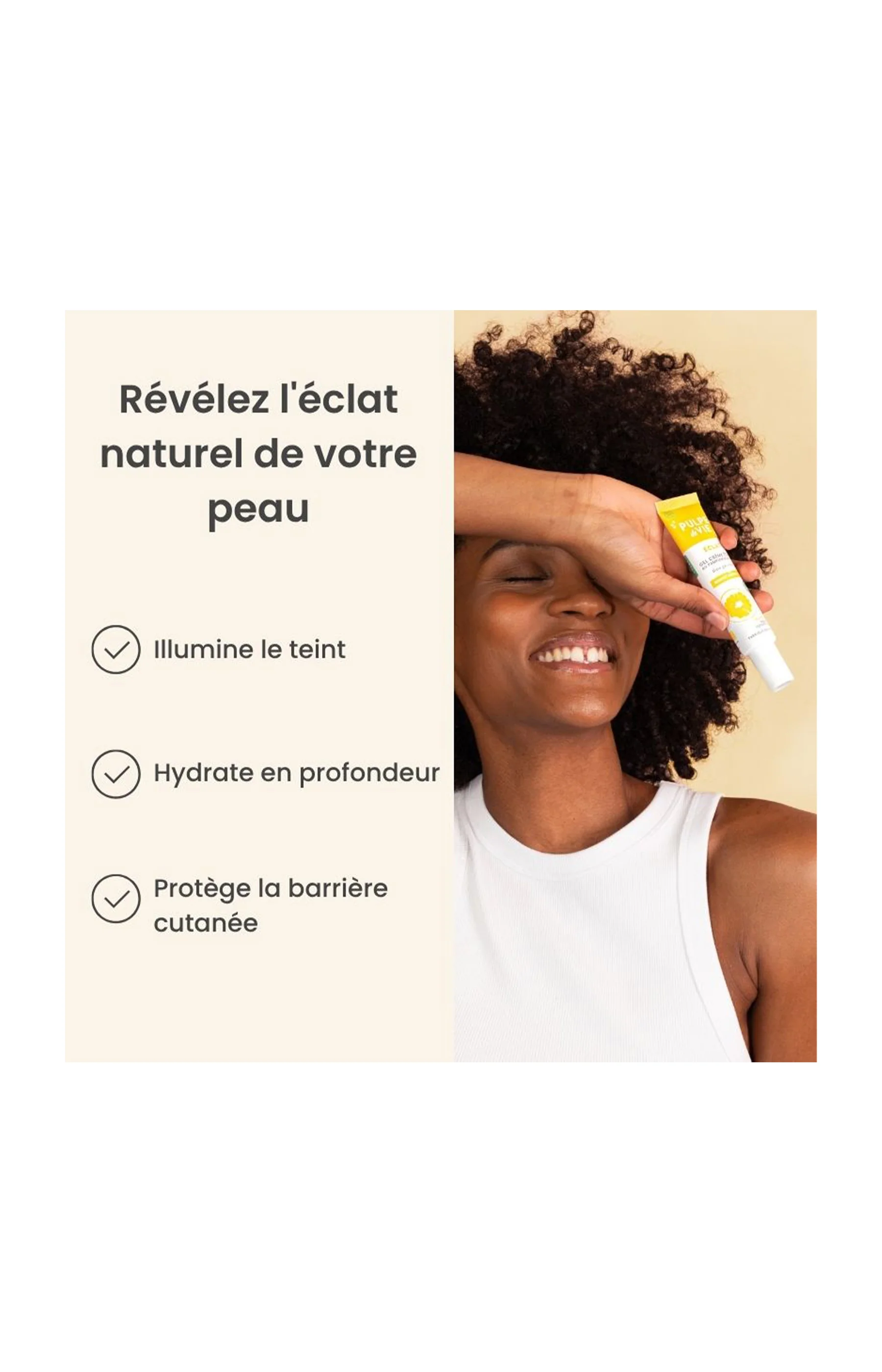 Gel-crème éclat bio - Pamplemousse - Visage - 40 ml - Image 4