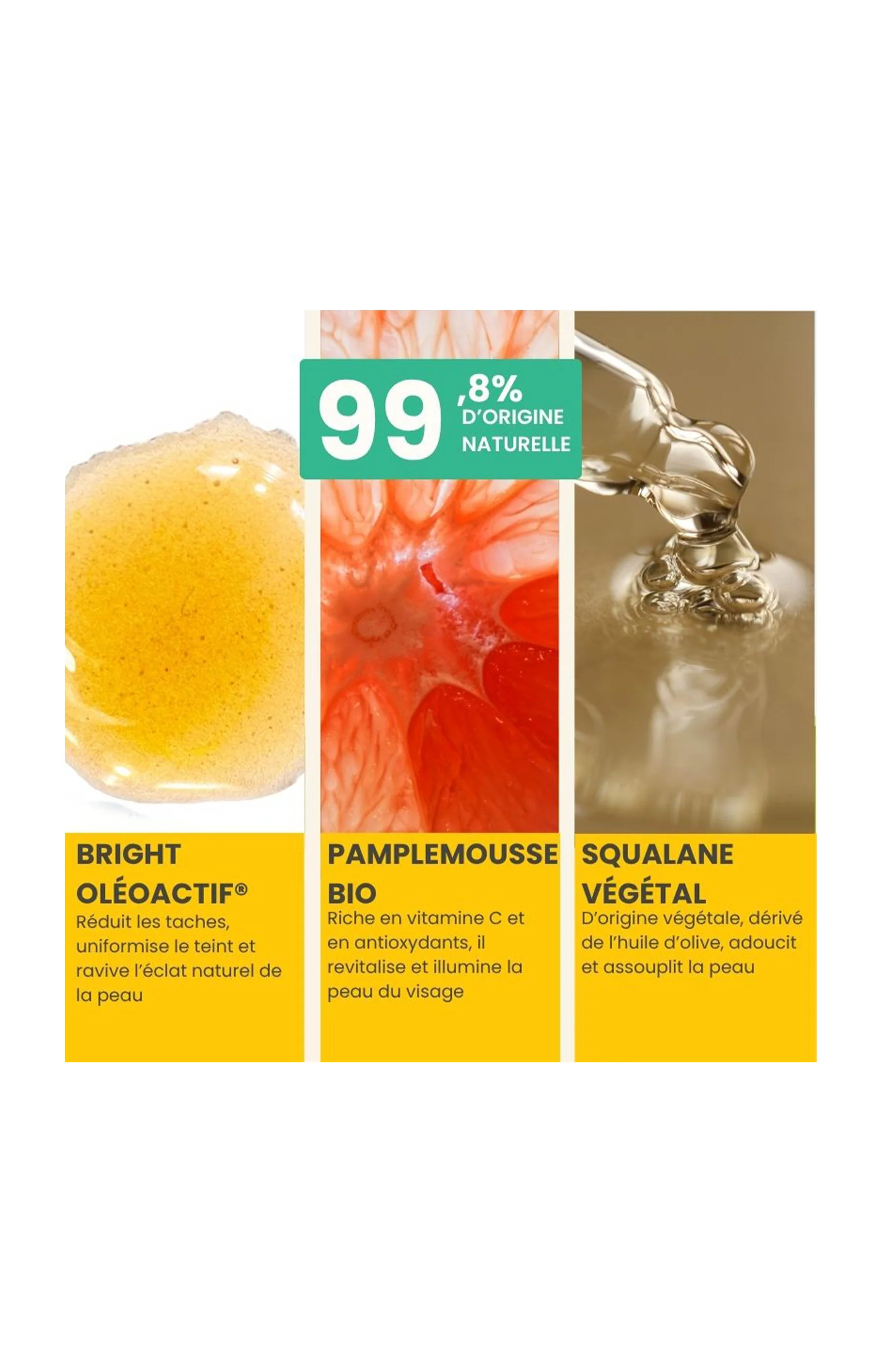 Gel-crème éclat bio - Pamplemousse - Visage - 40 ml - Image 5
