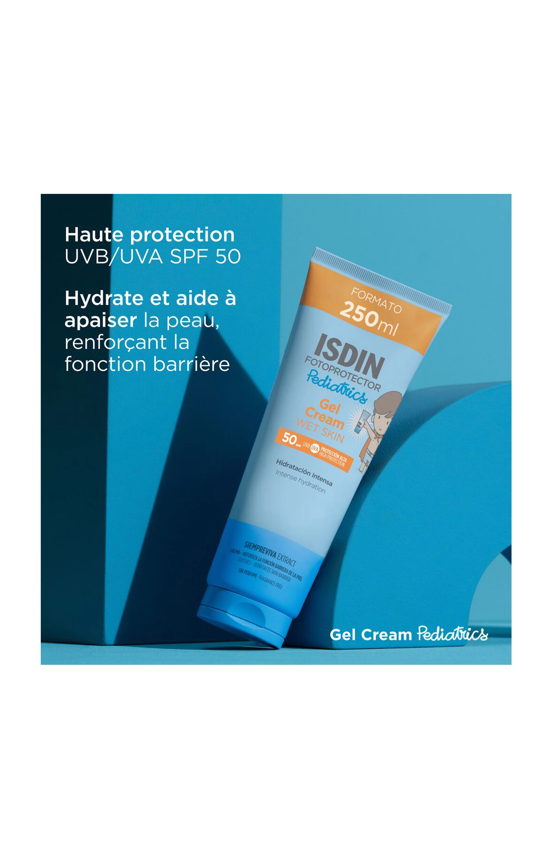 Gel-crème solaire SPF 50 - Pediatrics Gel Cream - Corps - 250 ml - Enfant - Image 2