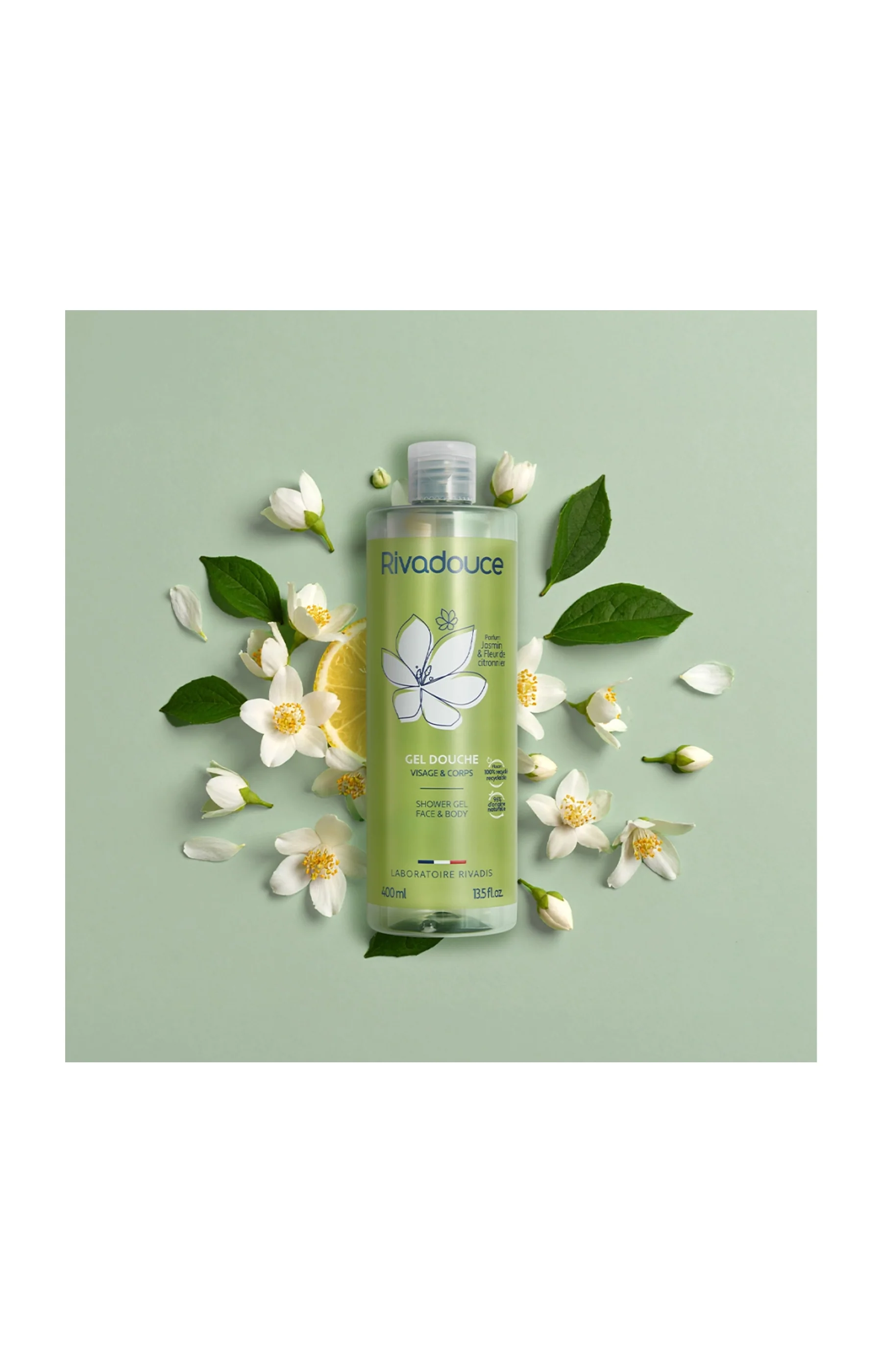 Gel douche - Jasmin & fleur de citronnier - 400 ml - Image 2